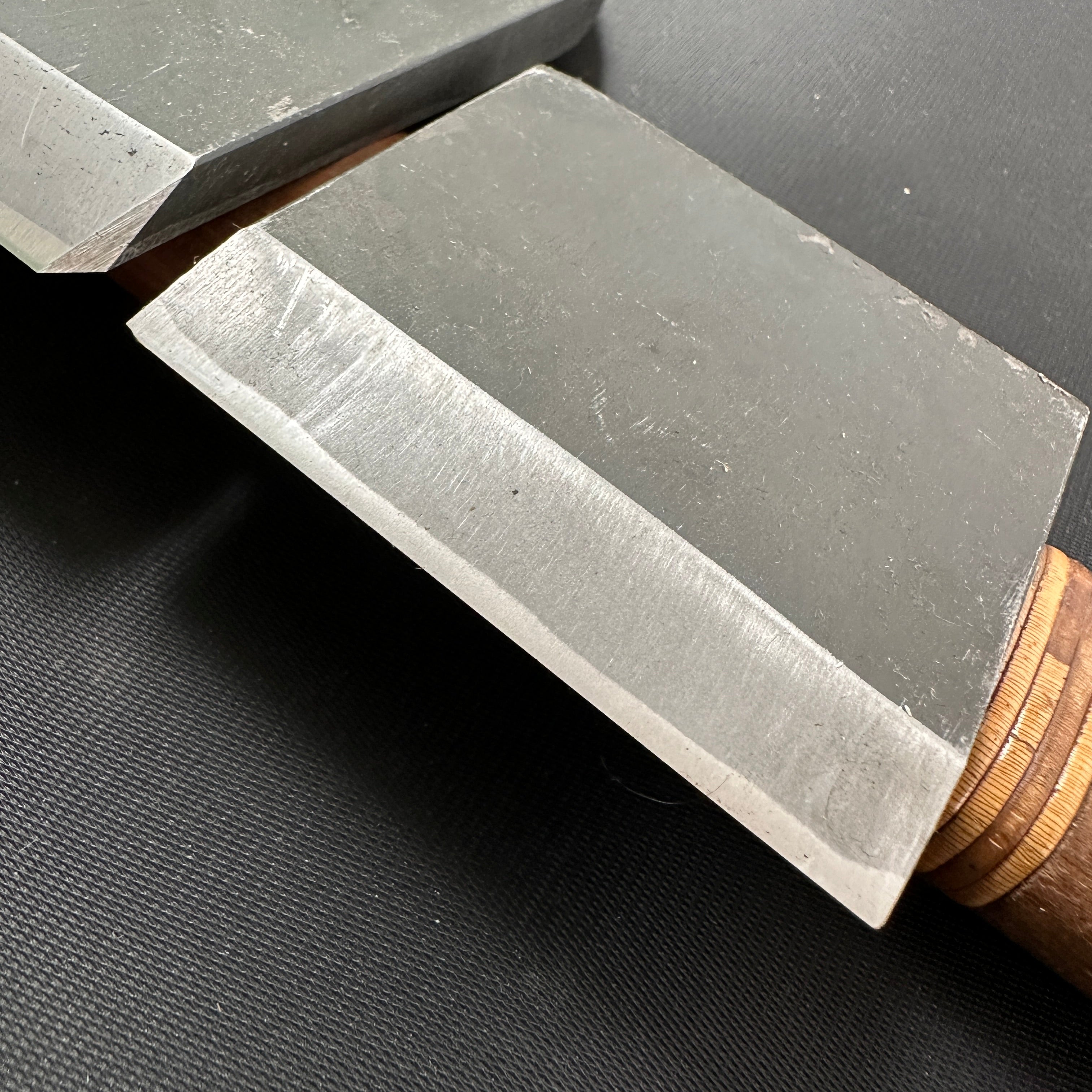 Genryu Smoothing PlaneBlade (Kanna) by Yamamoto Kensuke 4th 山本健介作 玄龍 仕上げ鉋刃 70mm