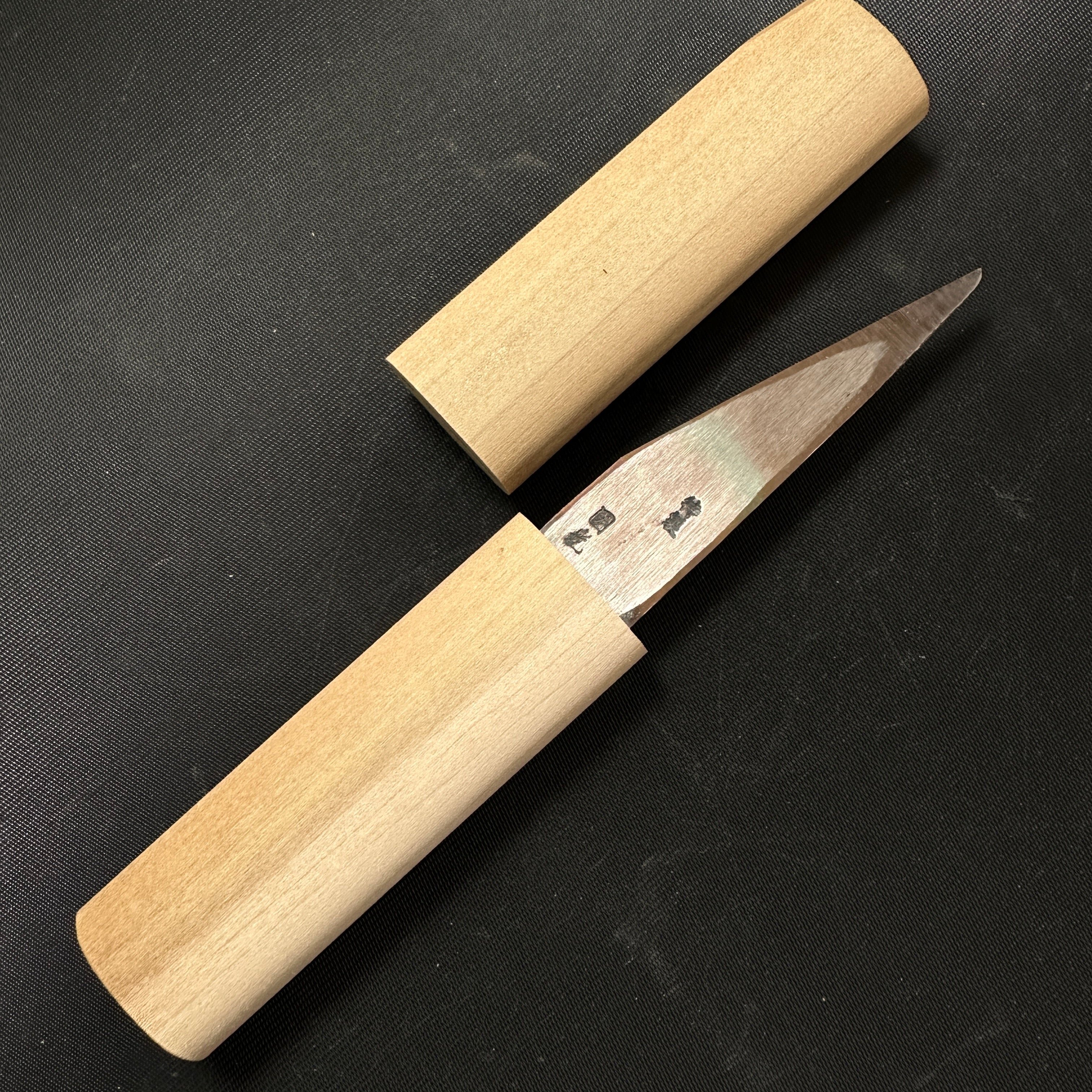 #2 Baishinshi Kiridashi Kokatana with white steel Right hand 梅心子 切出し小刀 横手小刀 右 7分