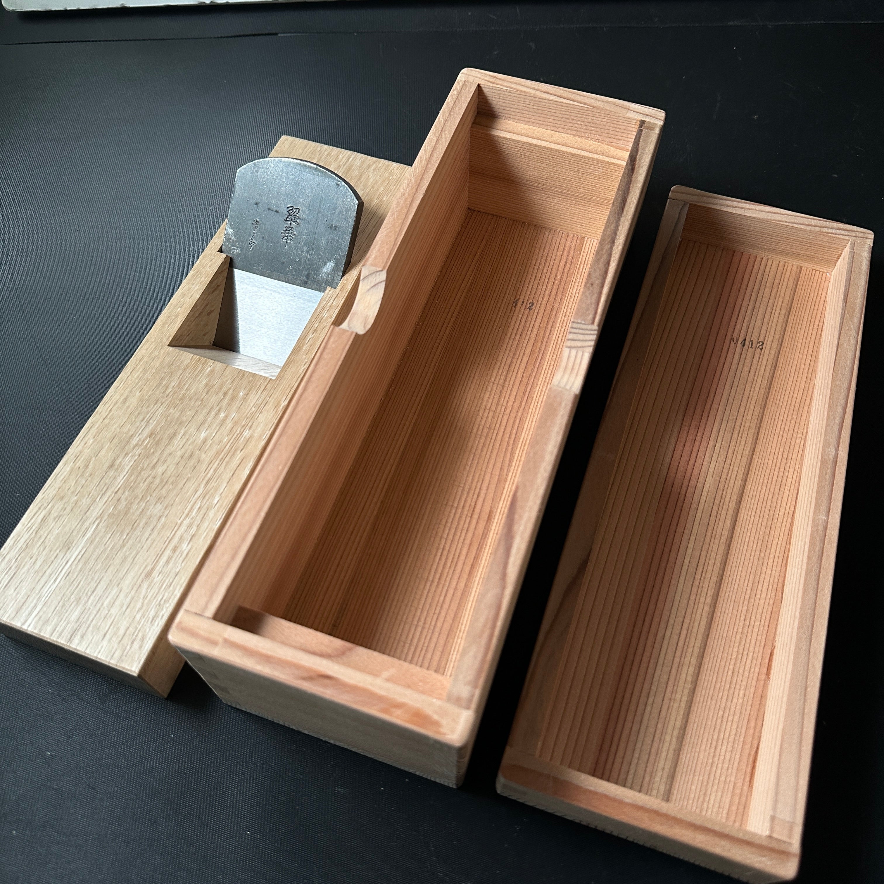 Tsunesaburo Katsuobushi (Dried Bonito) Shaving Plane Set 常三郎 鰹節削り器 50mm