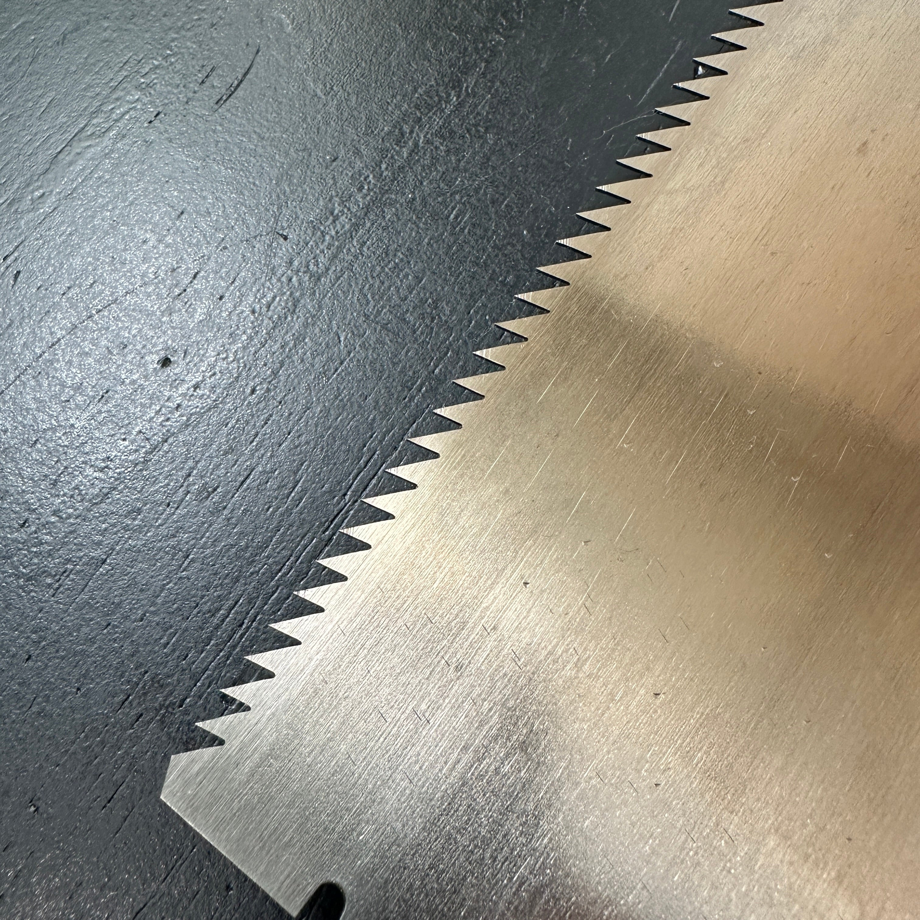 #190 Nagakatsu Double Edge Saw Eddy Type Handles set by Kurashige For Soft Wood 長勝鋸 渦巻き柄 両刃鋸 針葉材用 265mm