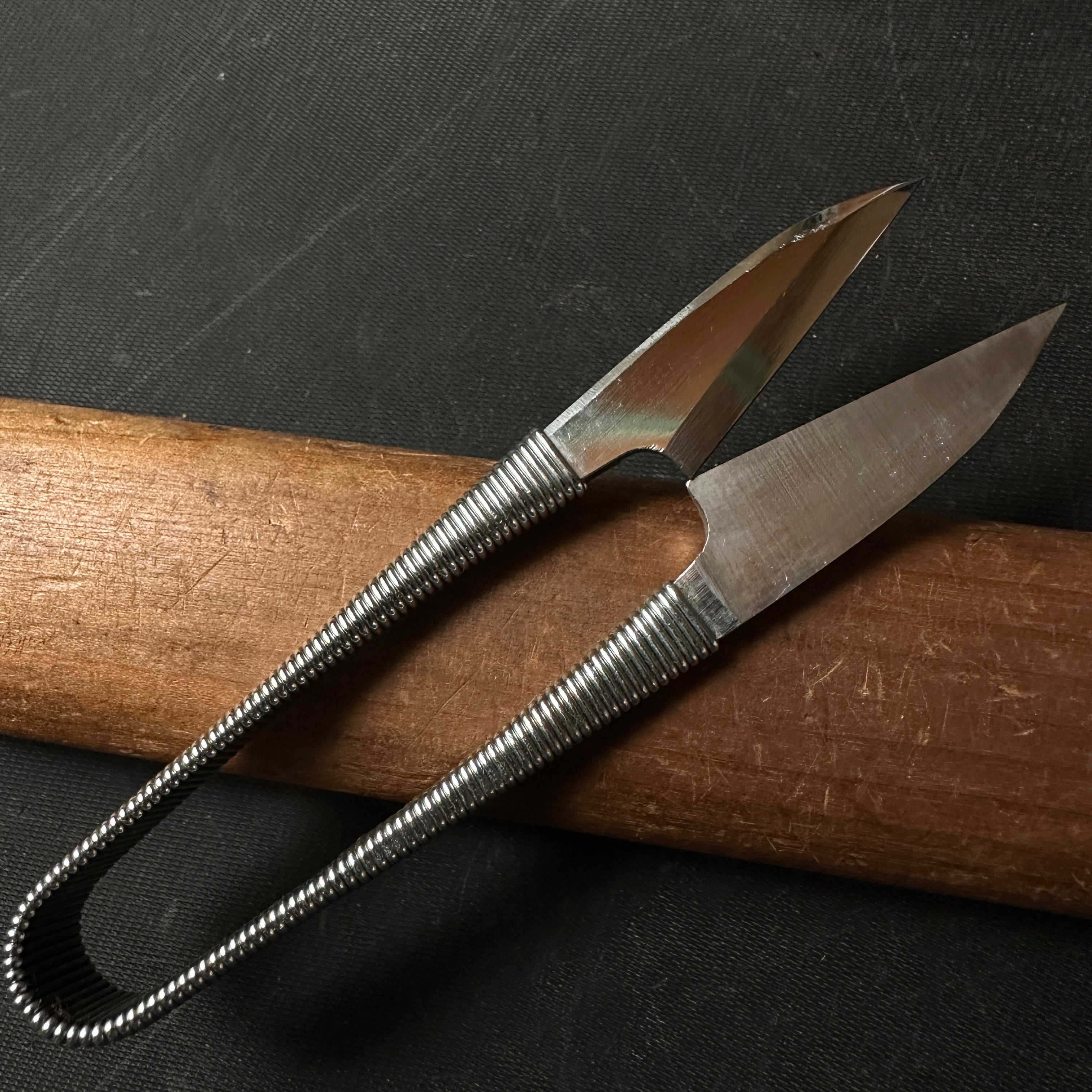 Old stock Edoichi Nigiri basami Hand made Traditional Japanese scissors polished 掘出し物 江戸一 握り鋏 手作り 磨仕上げ