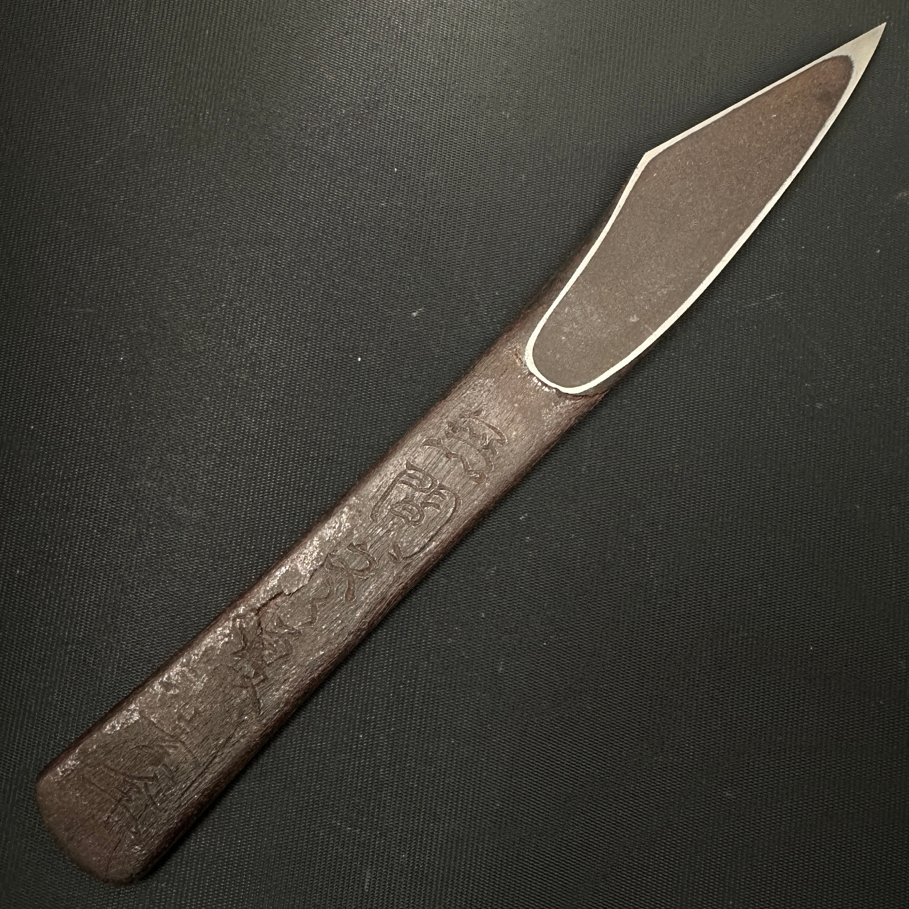 Mukentouka Hirotsugu Right hand Kiridashi by Sozen Carving 無間冬夏 廣貢 素全作 切出し小刀 右 24mm