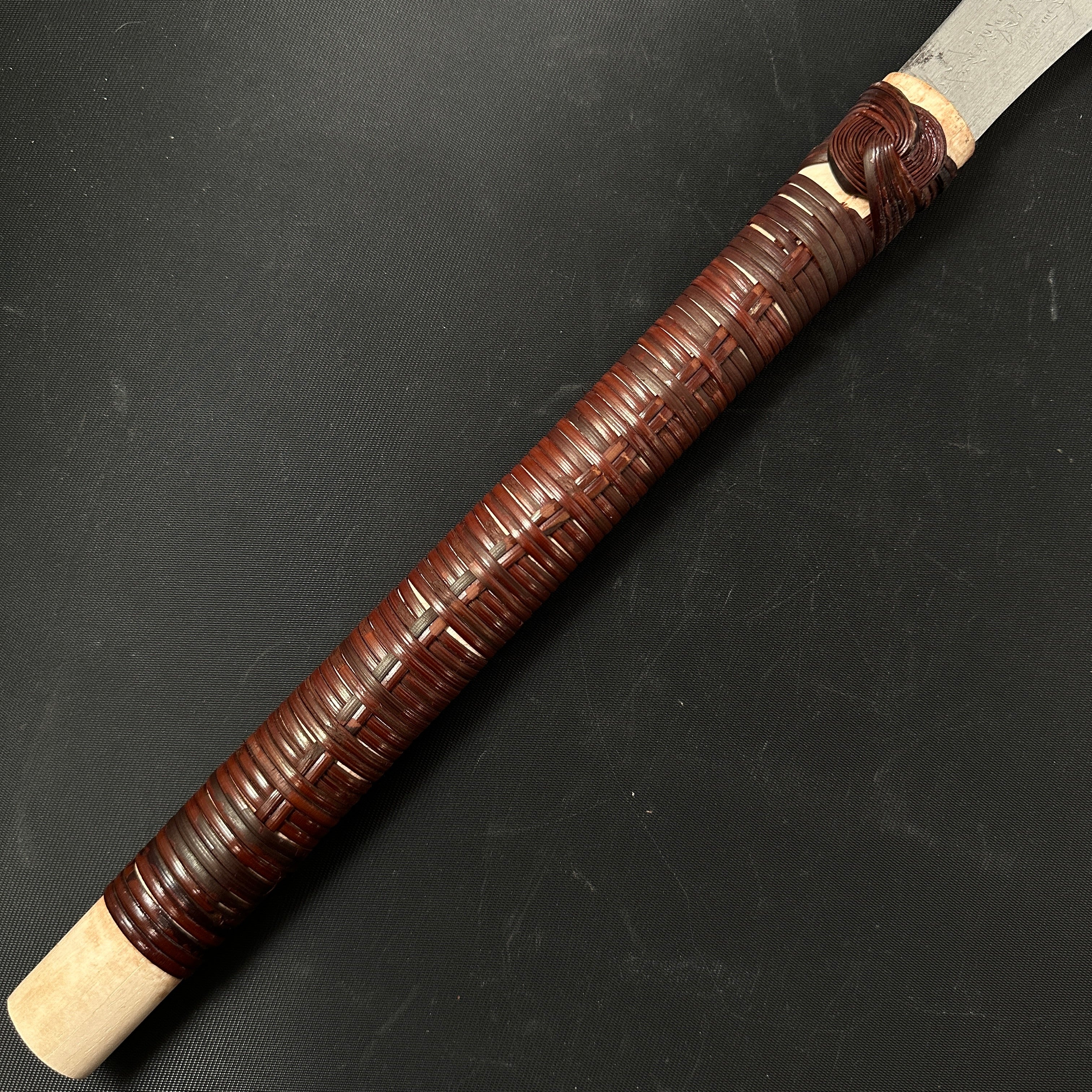 #90 Nagakatsu Double Edge (Ryoba) Saw with Eddy Type Handles For Hard Wood 長勝鋸 両刃鋸 渦巻き柄 広葉材用 250mm