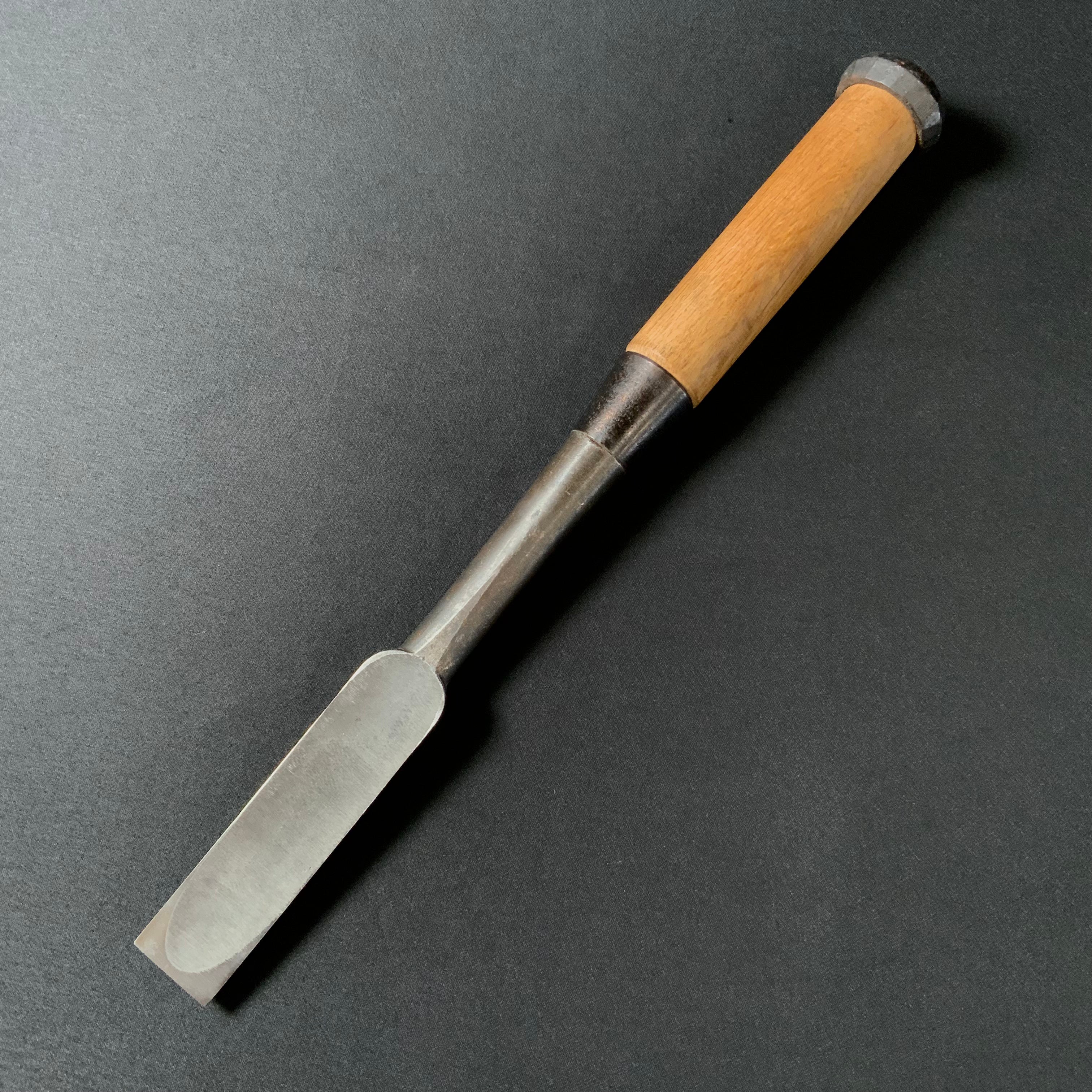 掘出し物 二代目左久作 叩き鑿 池上喬庸作 24mm #1 Old stock Hidari Hisasaku 2rd Timber chisels by Ikegami Takanobu Tatakinomi