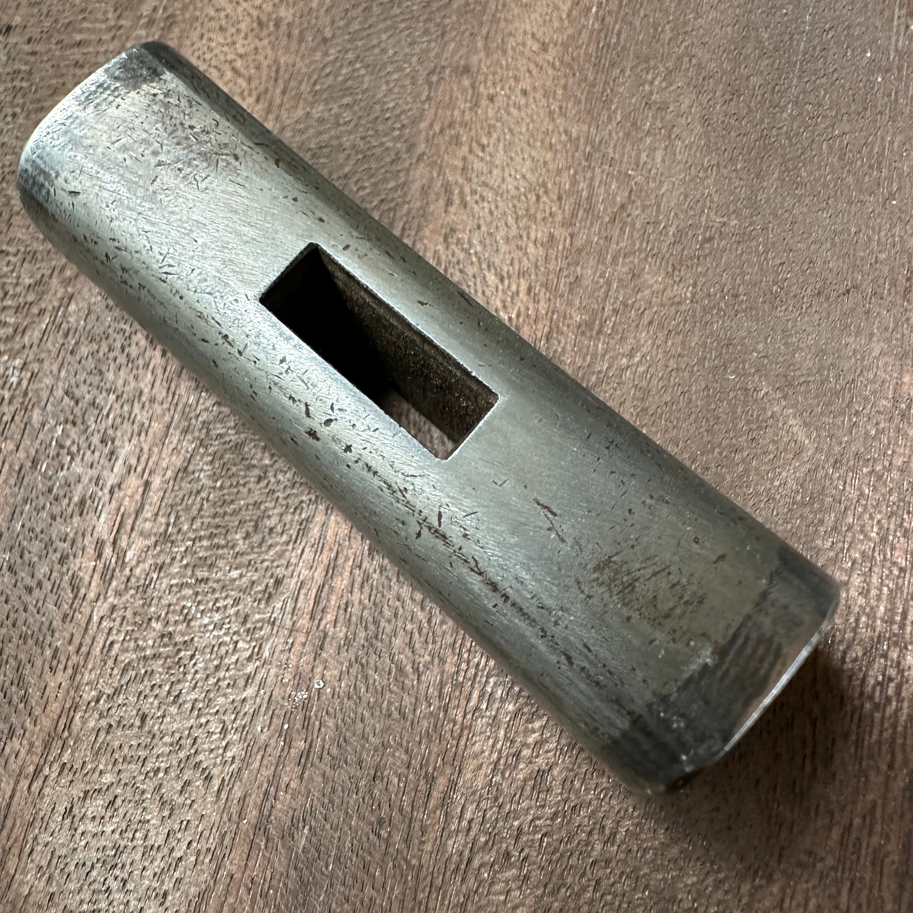 Used Kouzaburou Pasting steel Square Hammers 中古品 長谷川幸三郎氏 鋼付四角玄翁 245g