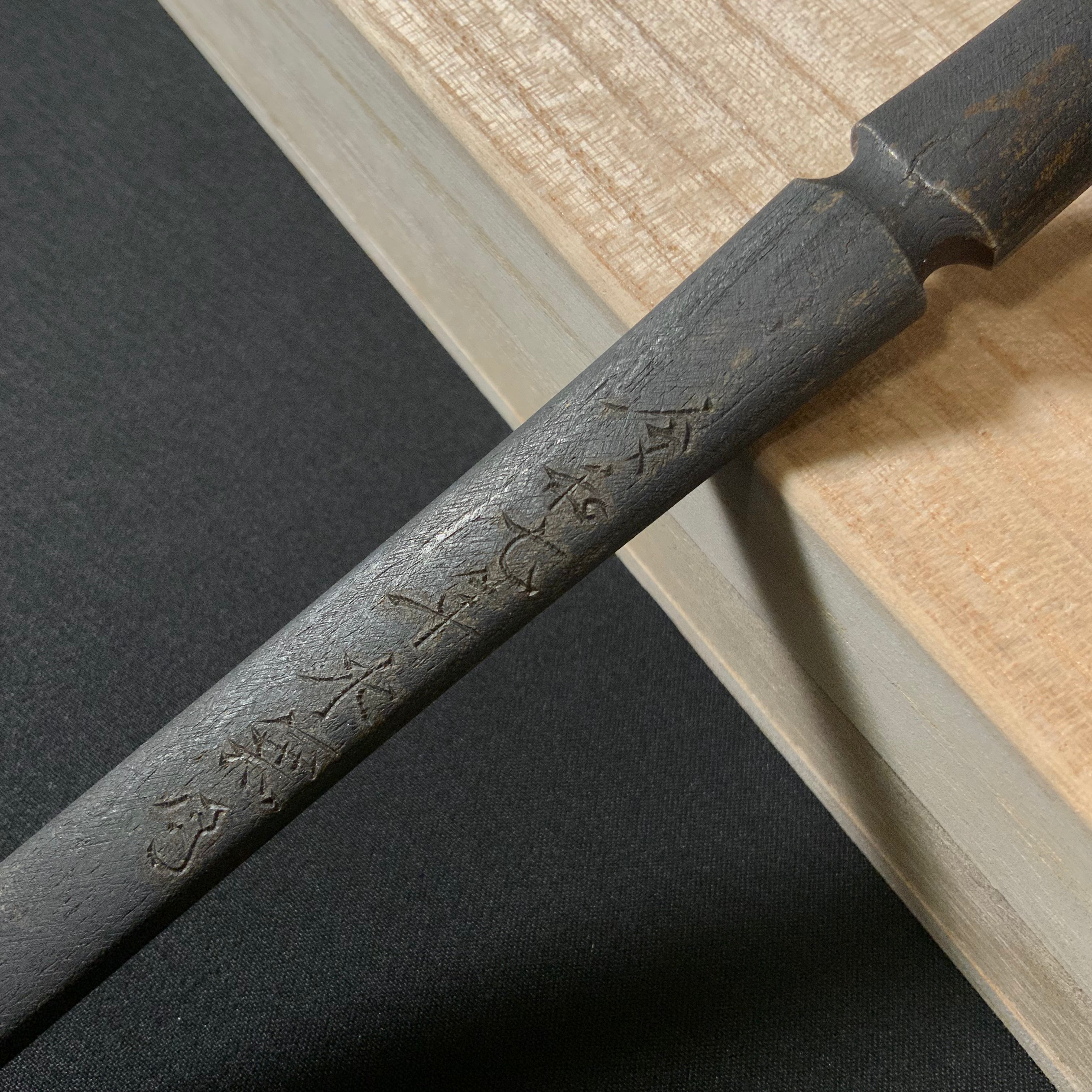 Deep Summer Right hand Kiridashi kinfe by Sozen Carving 一晴方知夏深 範成大 素全作 切出し小刀 右 15mm