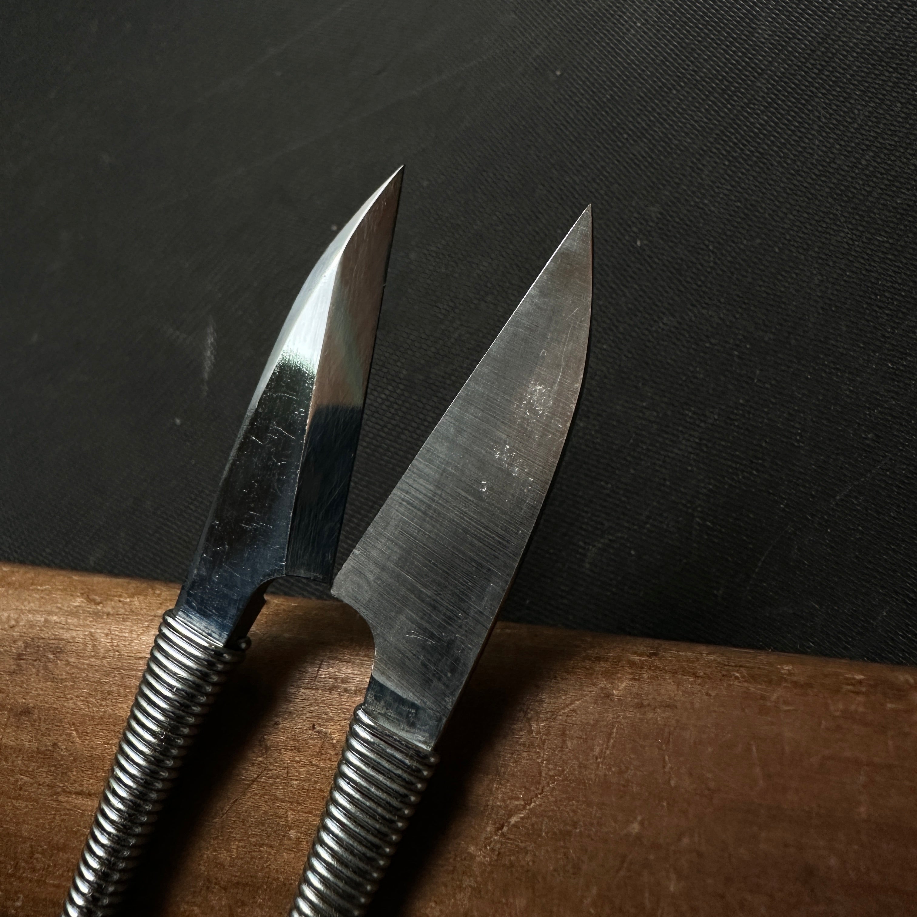 Old stock Edoichi Nigiri basami Hand made Traditional Japanese scissors polished 掘出し物 江戸一 握り鋏 手作り 磨仕上げ