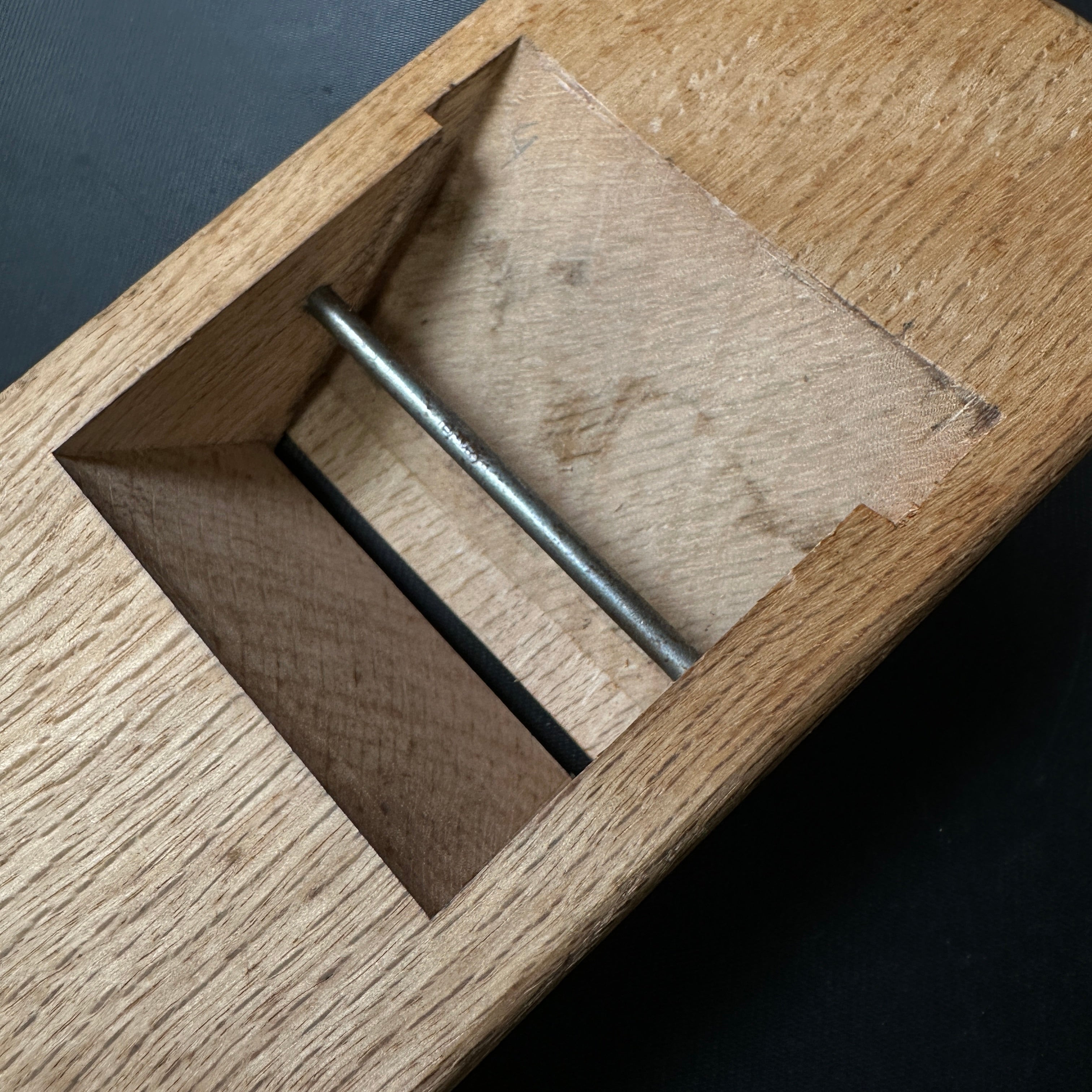 #1 Old stock Otokozakari Smoothing Plane (Kanna) by Tsutsumitomoichi 掘出し物 堤朋一作 男盛 仕上げ鉋 70mm