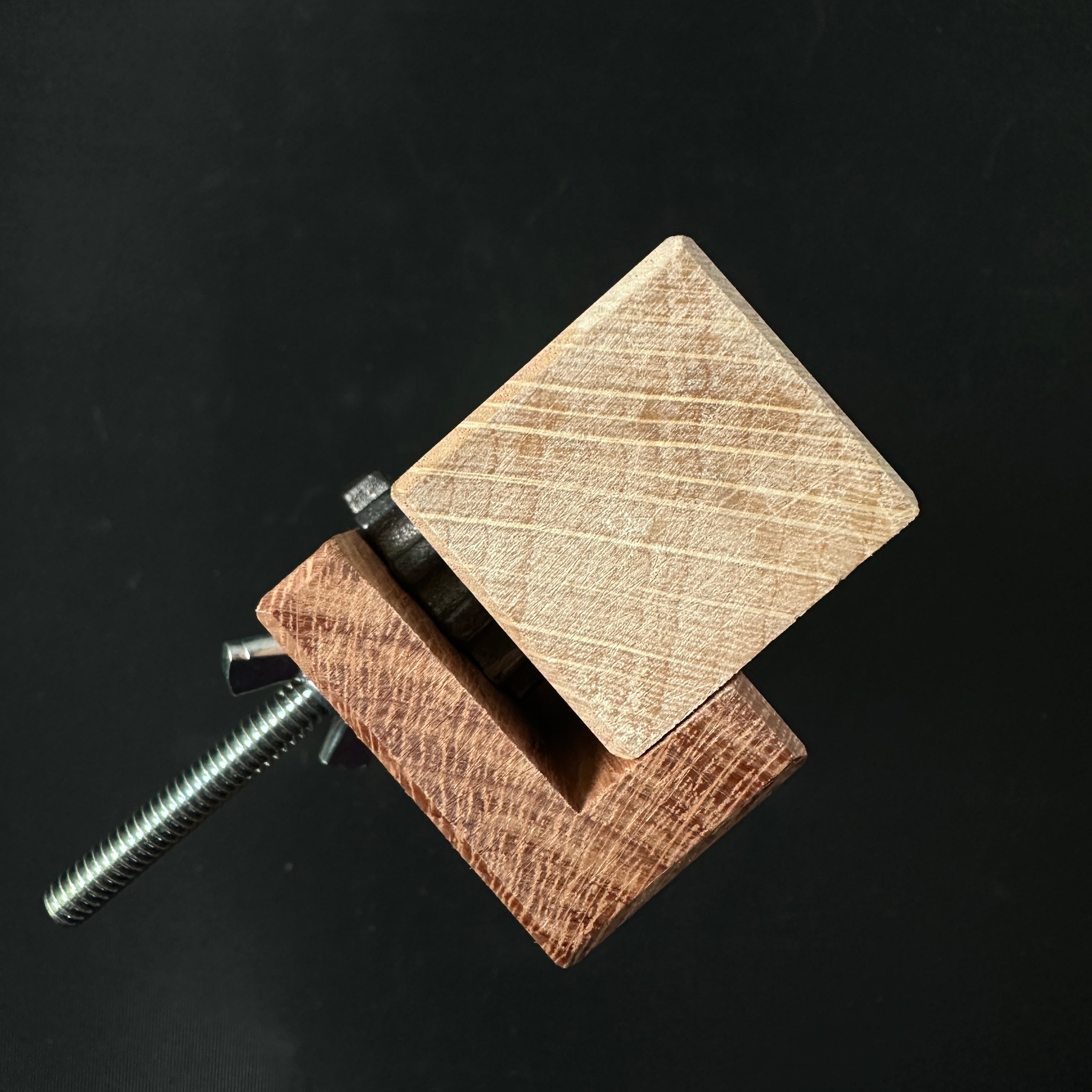 Ha Kanna Kumiko Kanna with white steel by Muneaki 葉鉋 組子用 75°  猪本台 宗秋刃