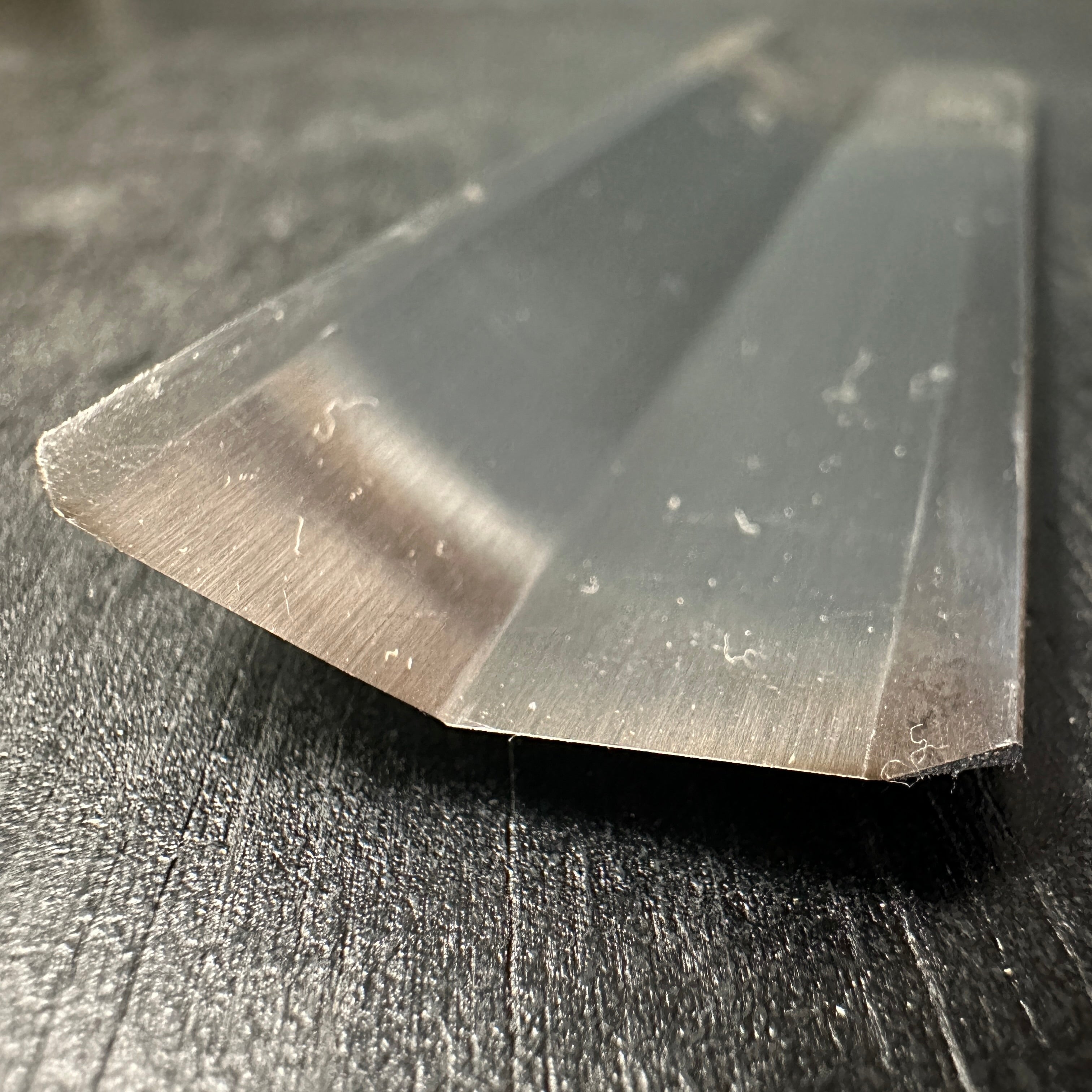 Ha Kanna Kumiko Kanna with white steel by Muneaki 葉鉋 組子用 150° 猪本台 宗秋刃