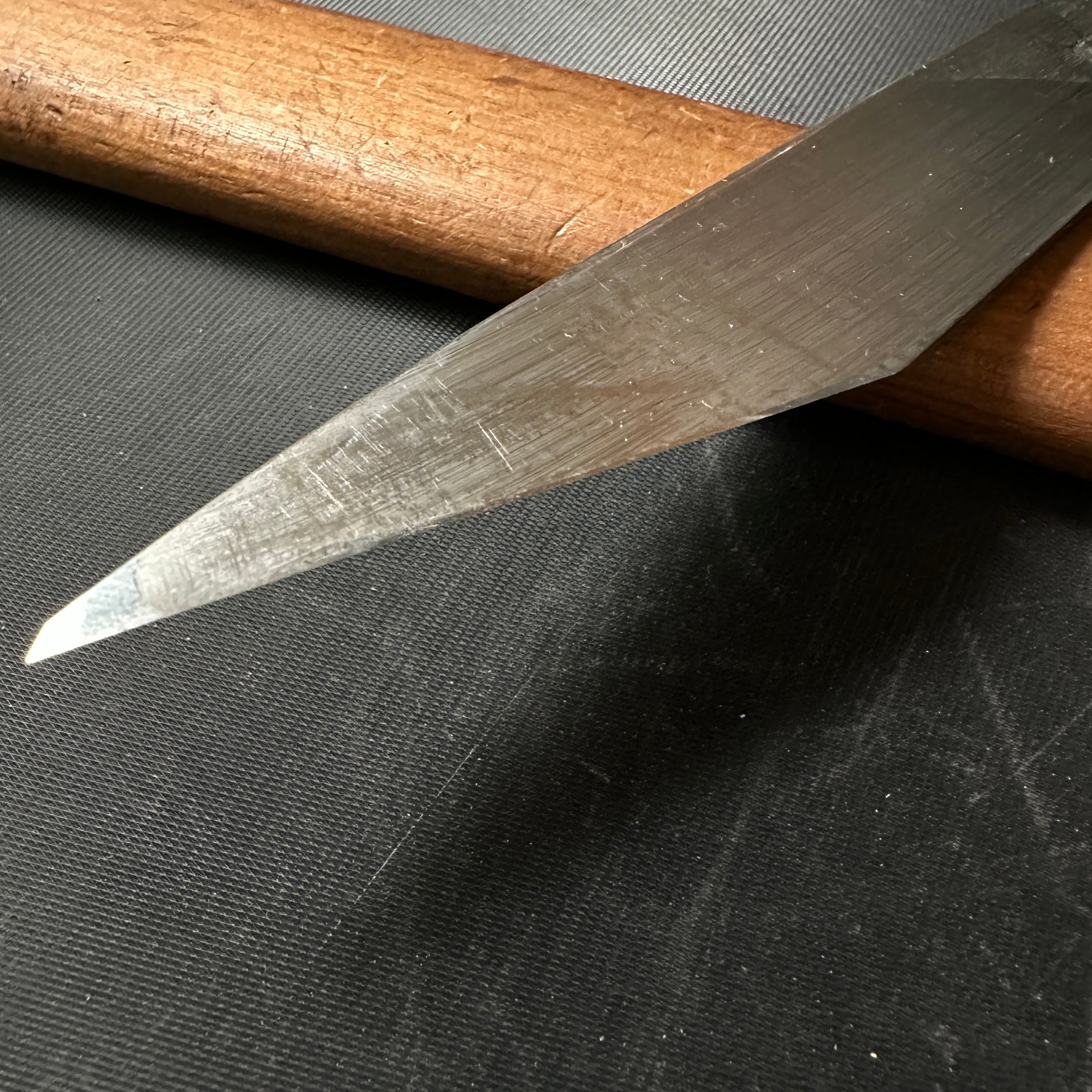 Sakamitsu Kiridashi Kokatana with white steel 坂光作 切出小刀 右 24mm