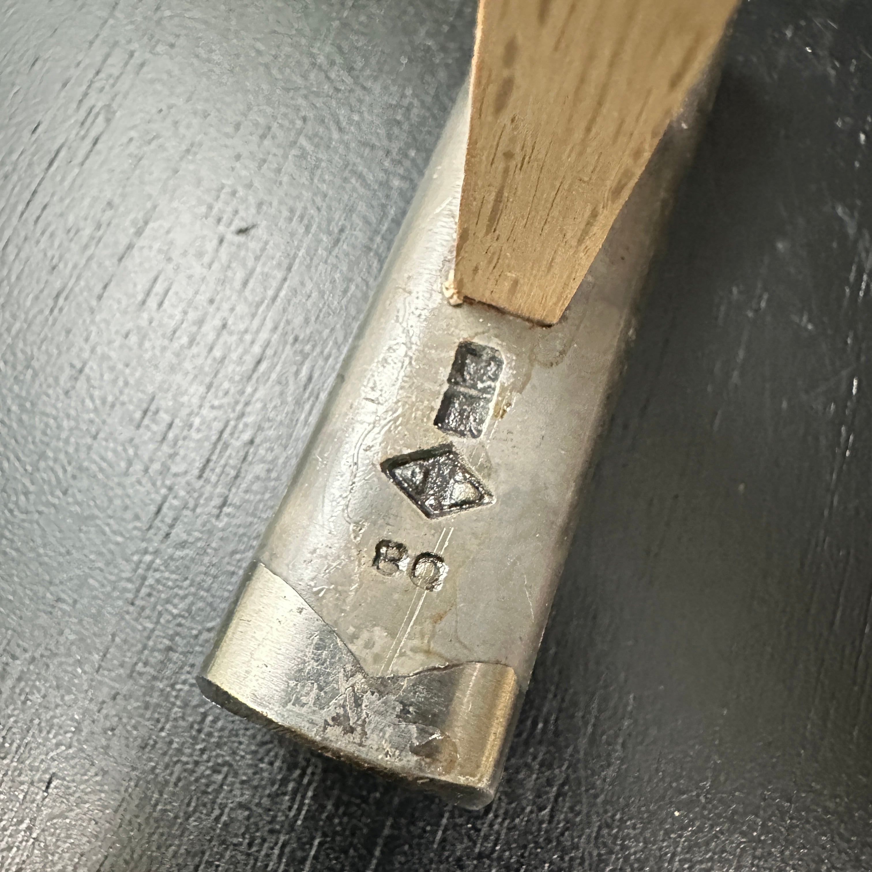 Old stock Hishikan Square Hammers File finish with Handle 掘出し物 菱貫 四角玄翁 ヤスリ仕上