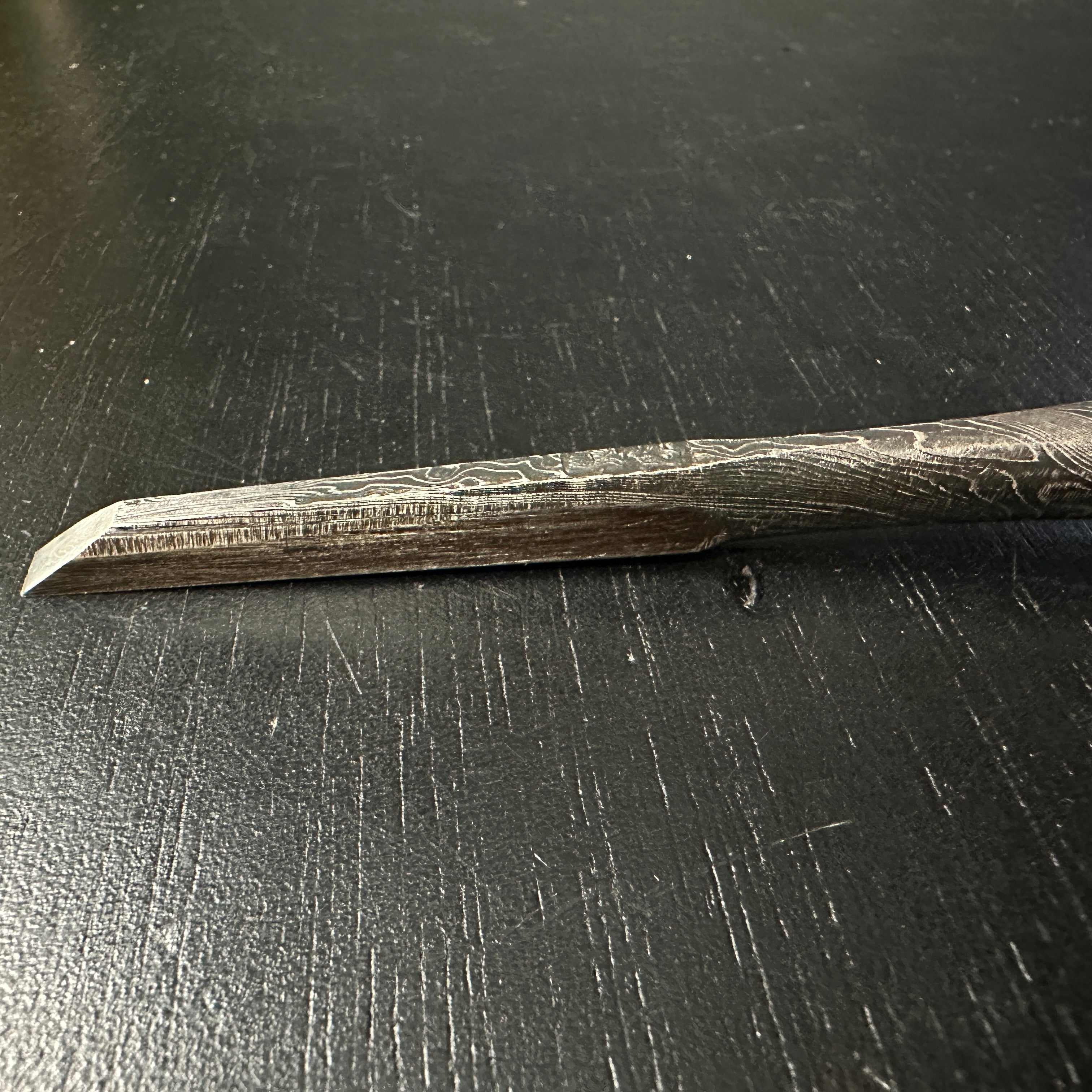 Tasai Mokume Special Bench chisels Red oak handle 田斎作 木目 追入鑿 赤樫柄