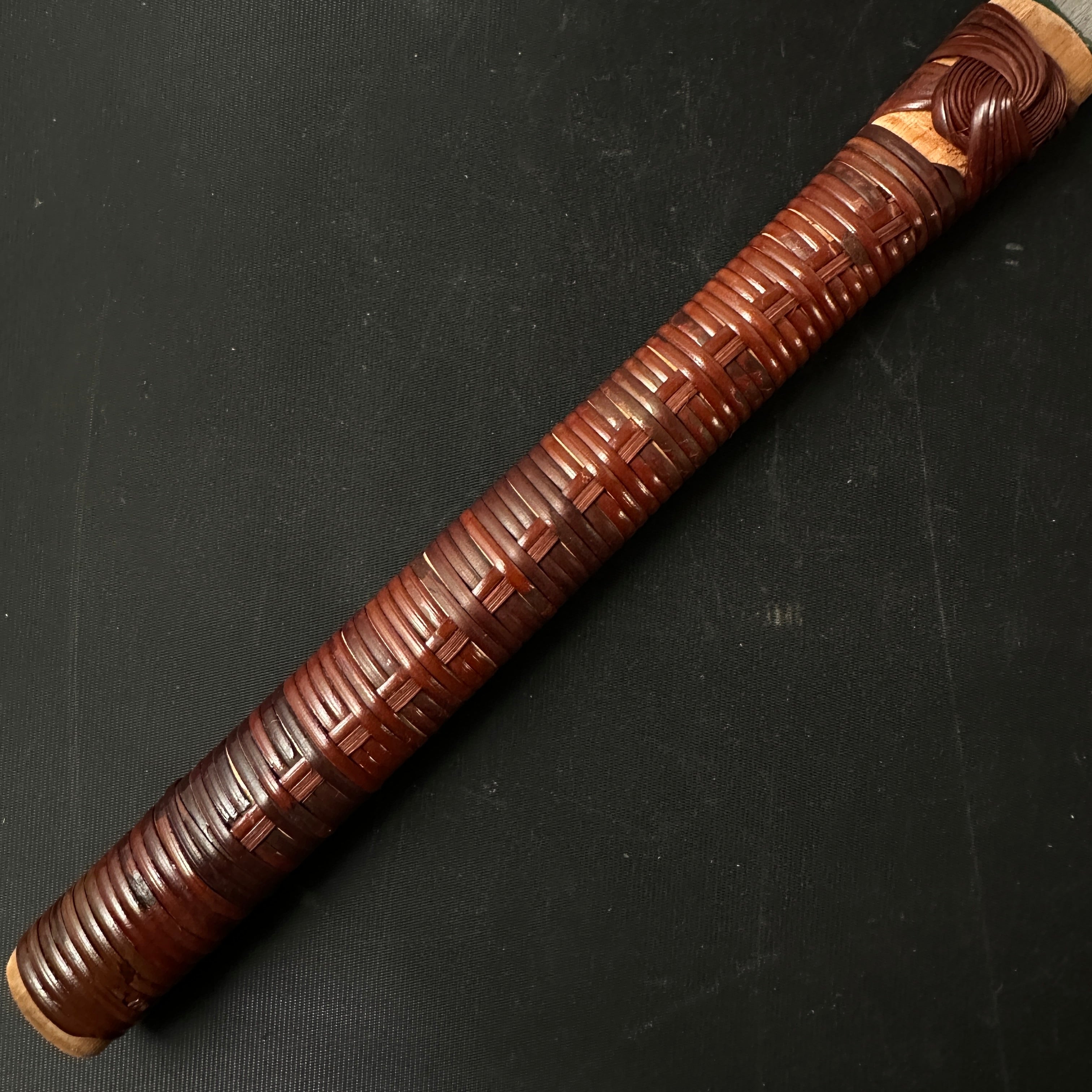 #R30 Ready to use! Old stock Double Edge Saw with Eddy Type Handles set by Kurashige 直ぐ使い 倉重栄助 目立 渦巻き柄 両刃鋸 210mm