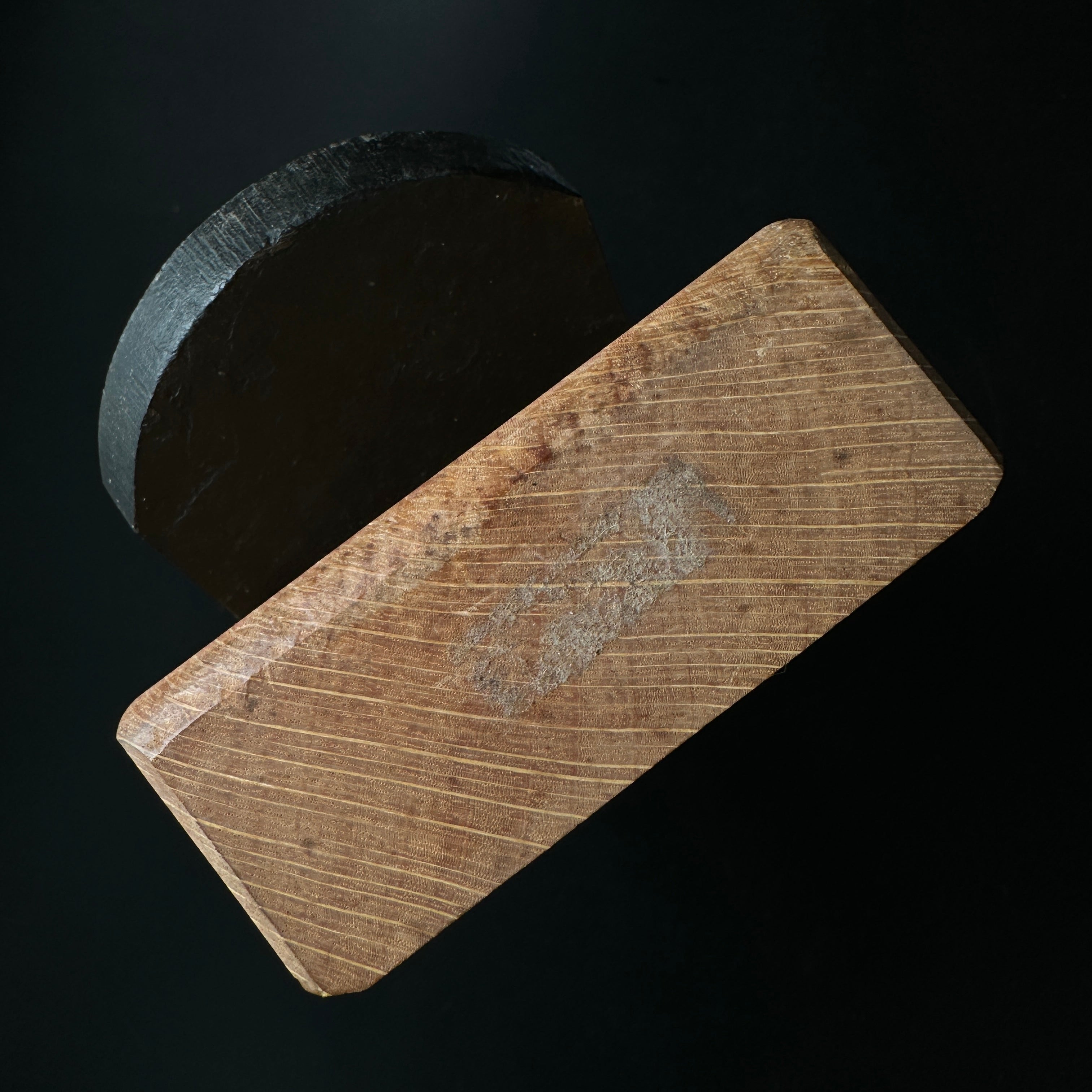 #1 Old stock Otokozakari Smoothing Plane (Kanna) by Tsutsumitomoichi 掘出し物 堤朋一作 男盛 仕上げ鉋 70mm