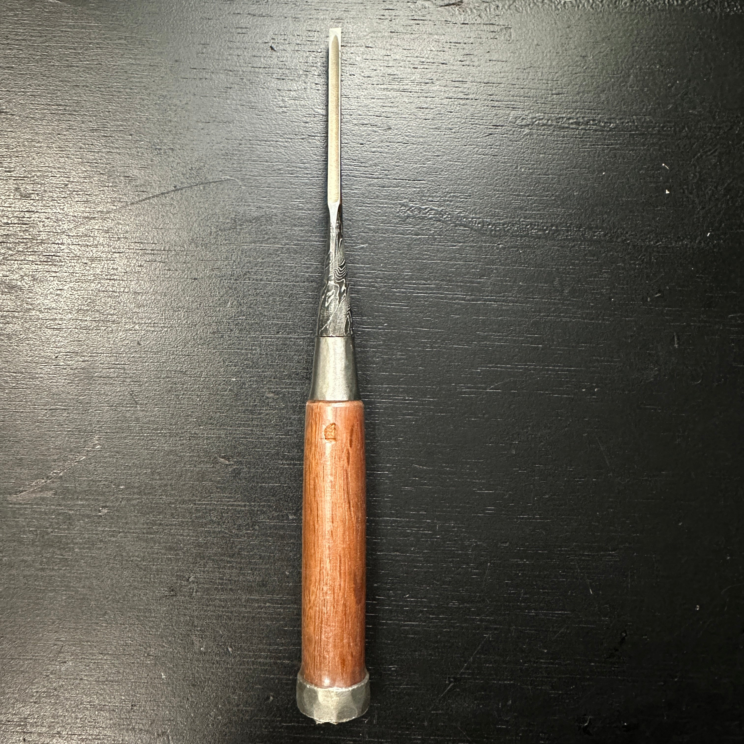 Tasai Mokume Special Dovetail Bench chisels 田斎作 木目 鎬追入鑿 赤樫柄