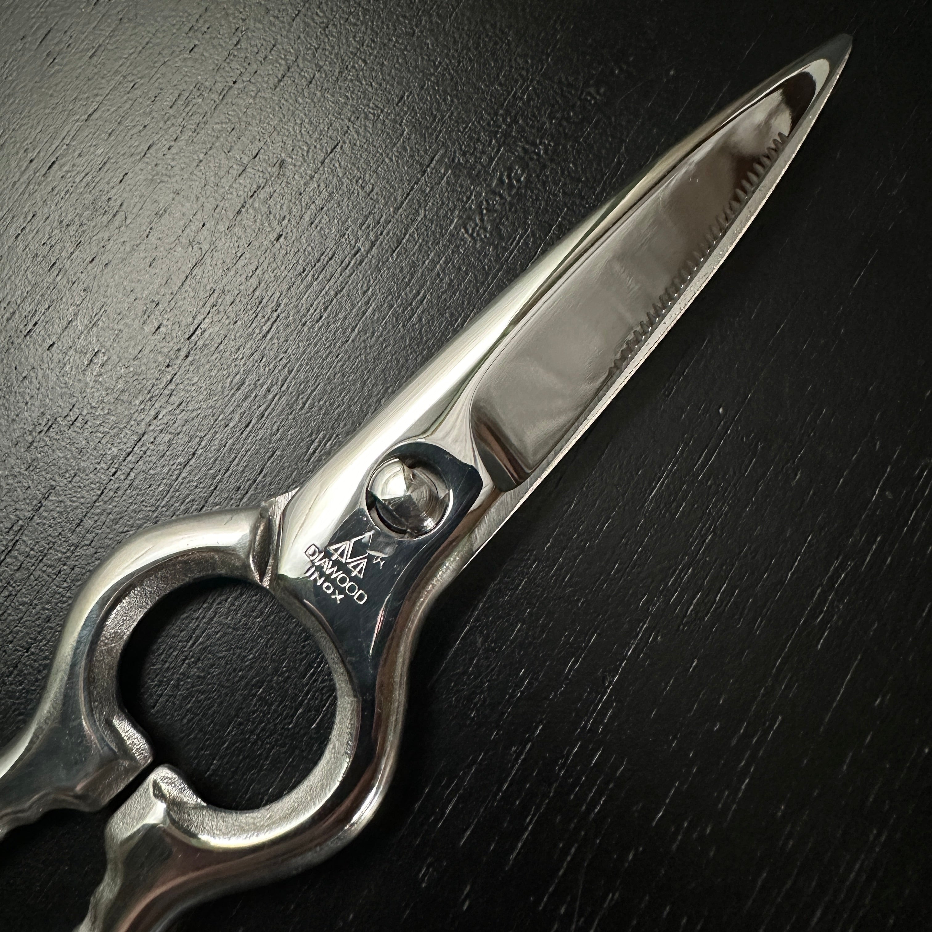 Diawood Japanese Hand made Kitchen Scissors ダイヤウッド オールステンレス キッチンハサミ