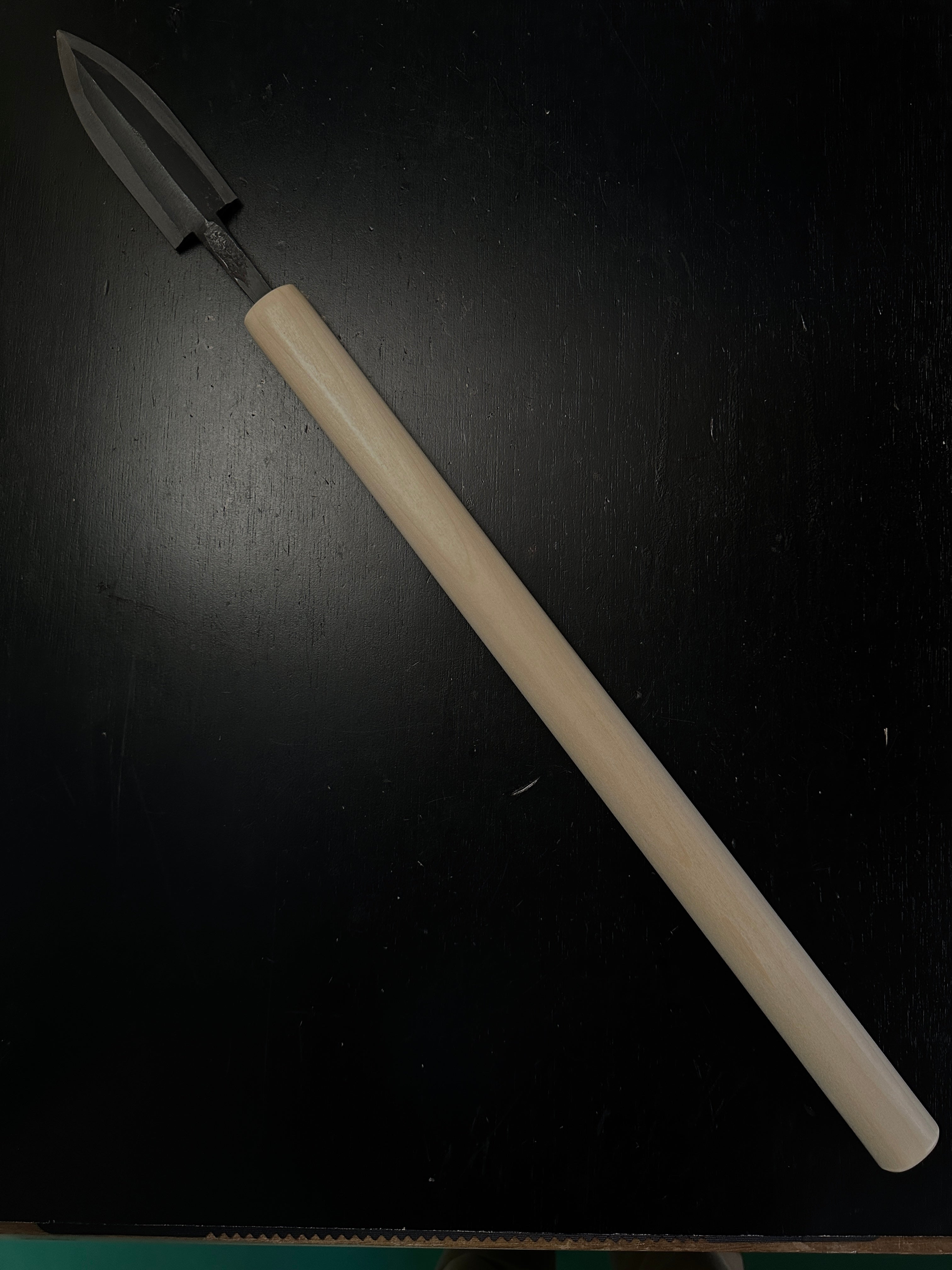 Yari Kanna by Seisuke Mizuno with Blue steel 水野清介作 槍鉋 青紙鋼 125mm