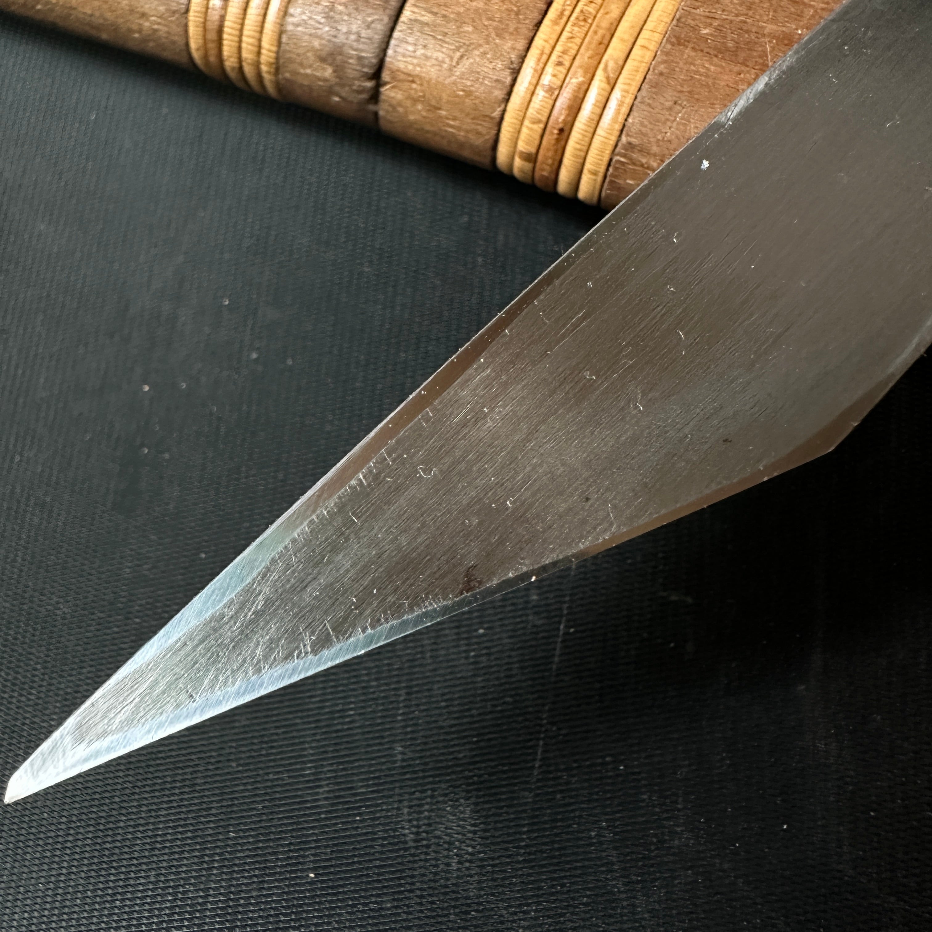 Old stock Ishido Kiridashi by Ishido Teruhide Right hand ____ 掘出し物 石堂輝秀 切出し小刀 21mm