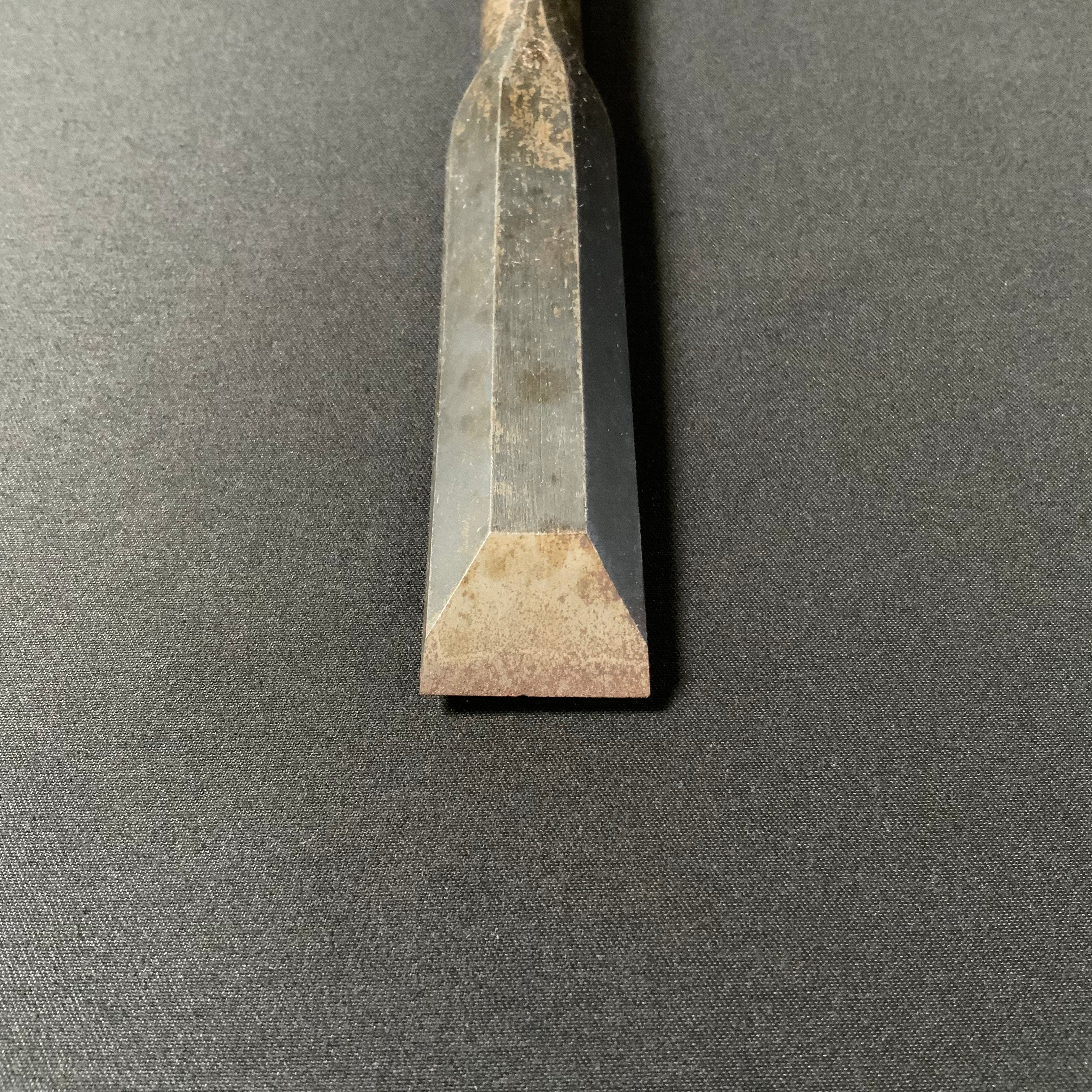 掘出し物 二代目左久作 叩き鑿 池上喬庸作 24mm #4 Old stock Hidari Hisasaku 2rd Timber chisels by Ikegami Takanobu Tatakinomi