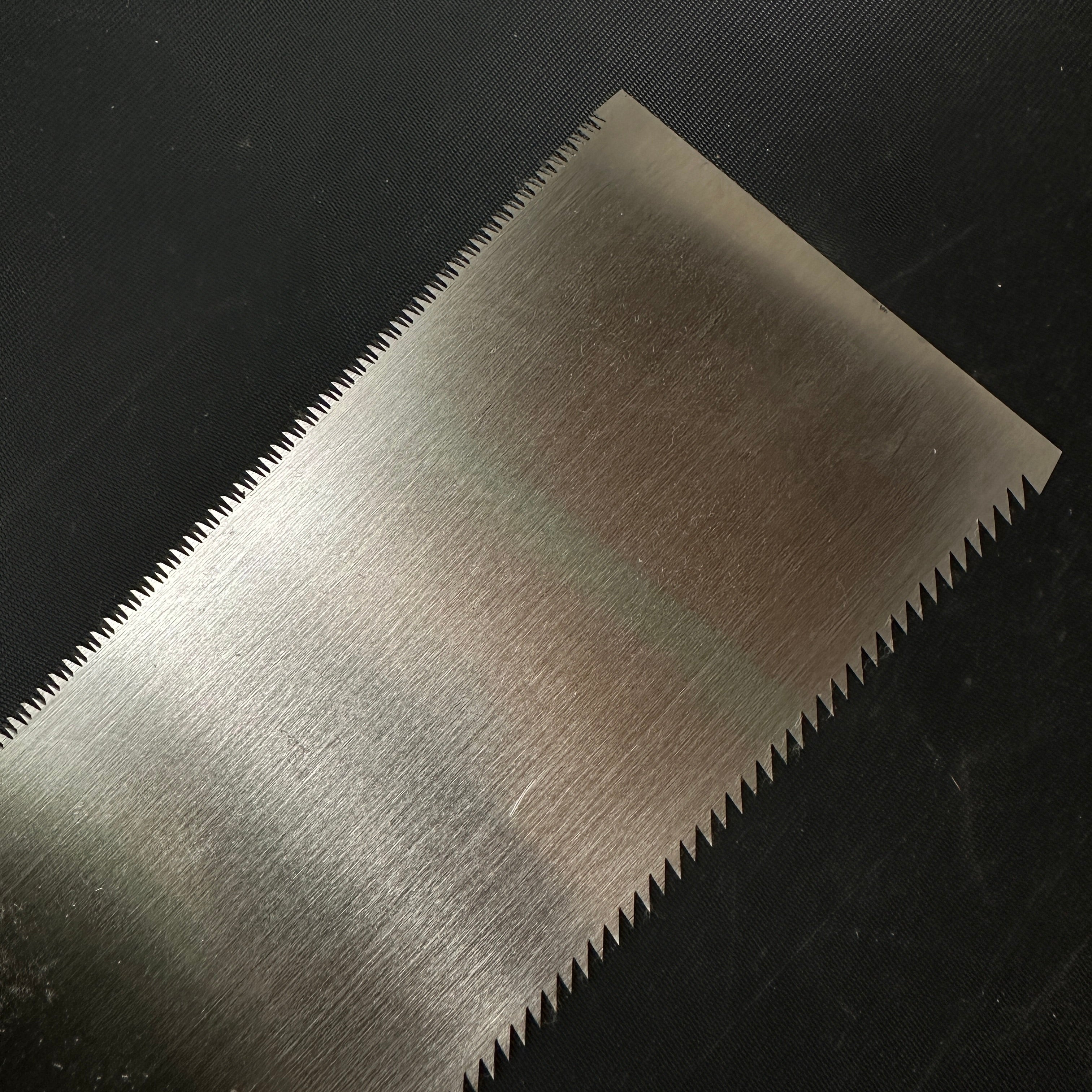 #R29 Ready to use! Old stock Double Edge Saw with Eddy Type Handles set by Kurashige 直ぐ使い 倉重栄助 目立 渦巻き柄 両刃鋸 210mm