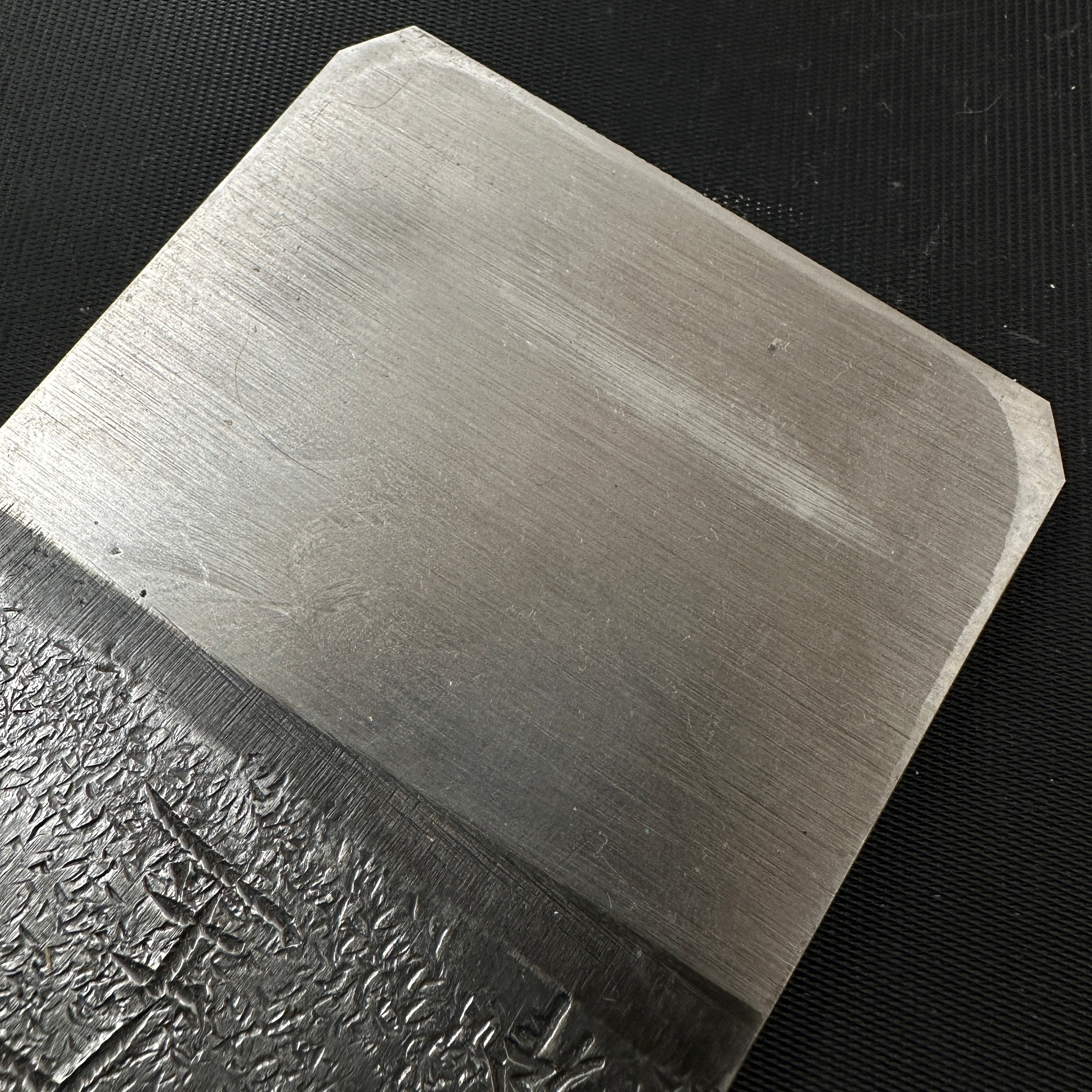 Suigyoku Smoothing Plane Blades (Kanna) by Nakano Takeo with Supersteel 中野武夫作 鉋刃 翠玉 スーパー鋼 70mm 裏金付