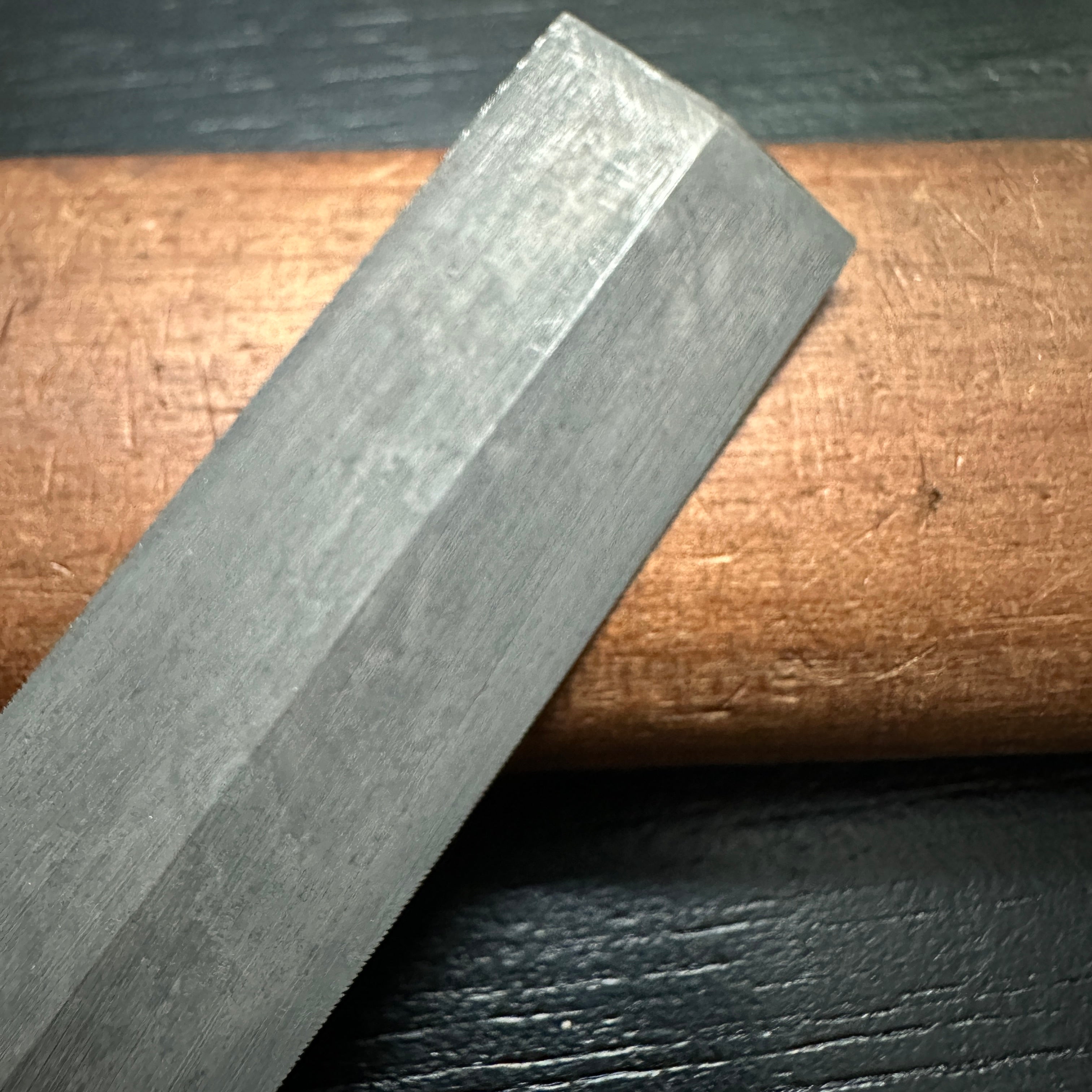 Old Stock TSUBOTAMA 75mm Single edged file for Handsaw sharpening (Surikomi-Yasuri) 掘出し物 壺玉 片刃 すり込みヤスリ 75mm
