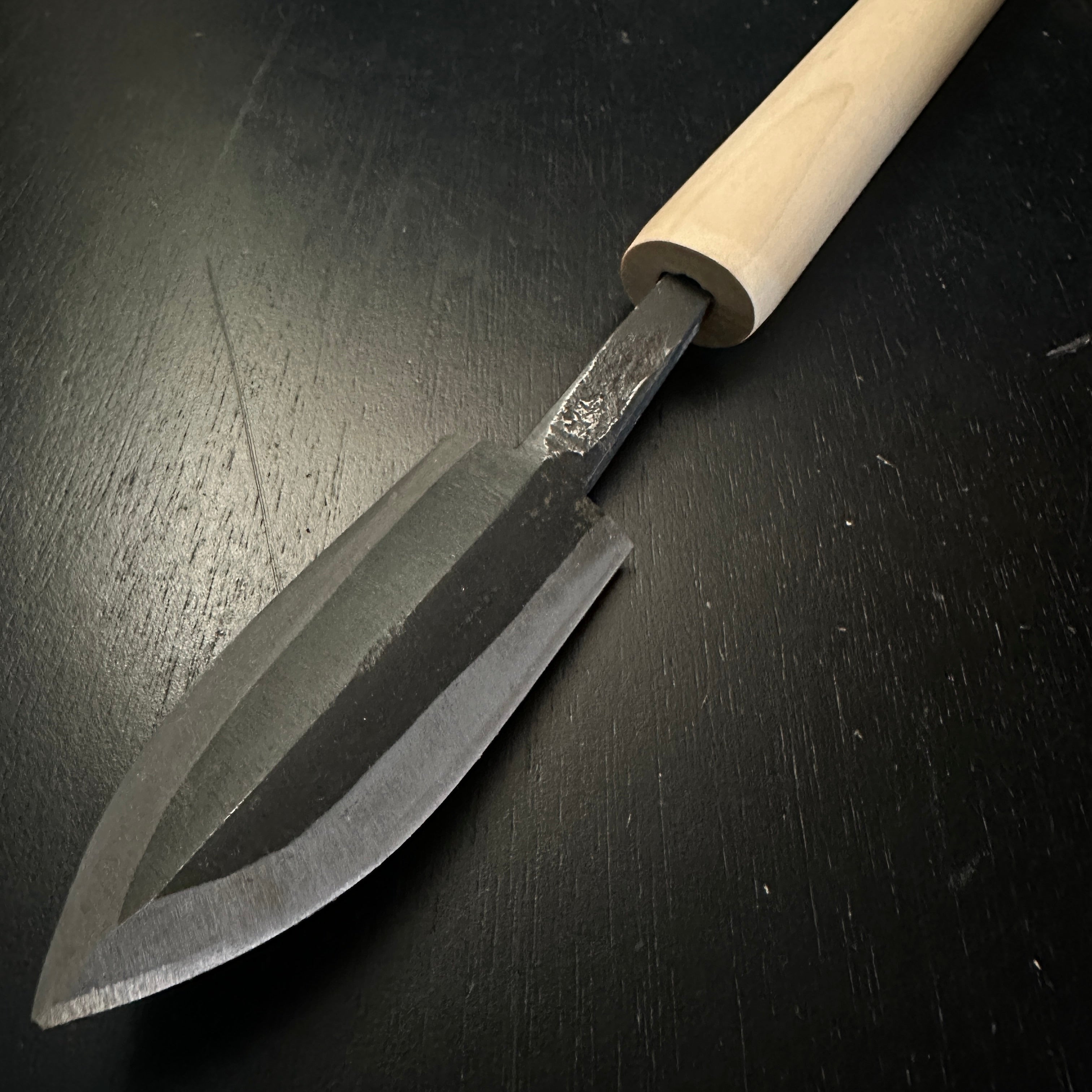 Yari Kanna by Seisuke Mizuno with Blue steel 水野清介作 槍鉋 青紙鋼 125mm