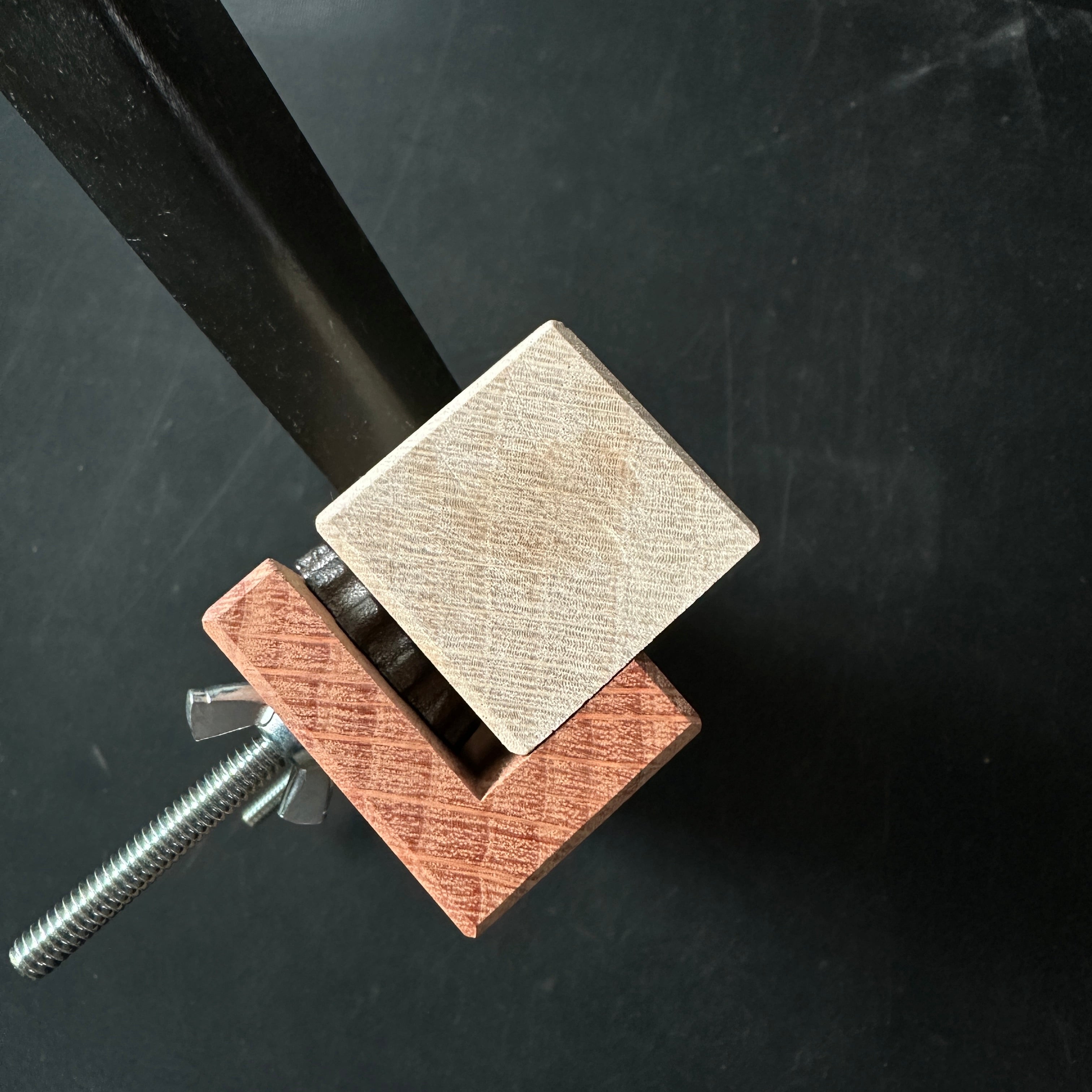 Ha Kanna Kumiko Kanna with white steel by Muneaki 葉鉋 組子用 90° 猪本台 宗秋刃