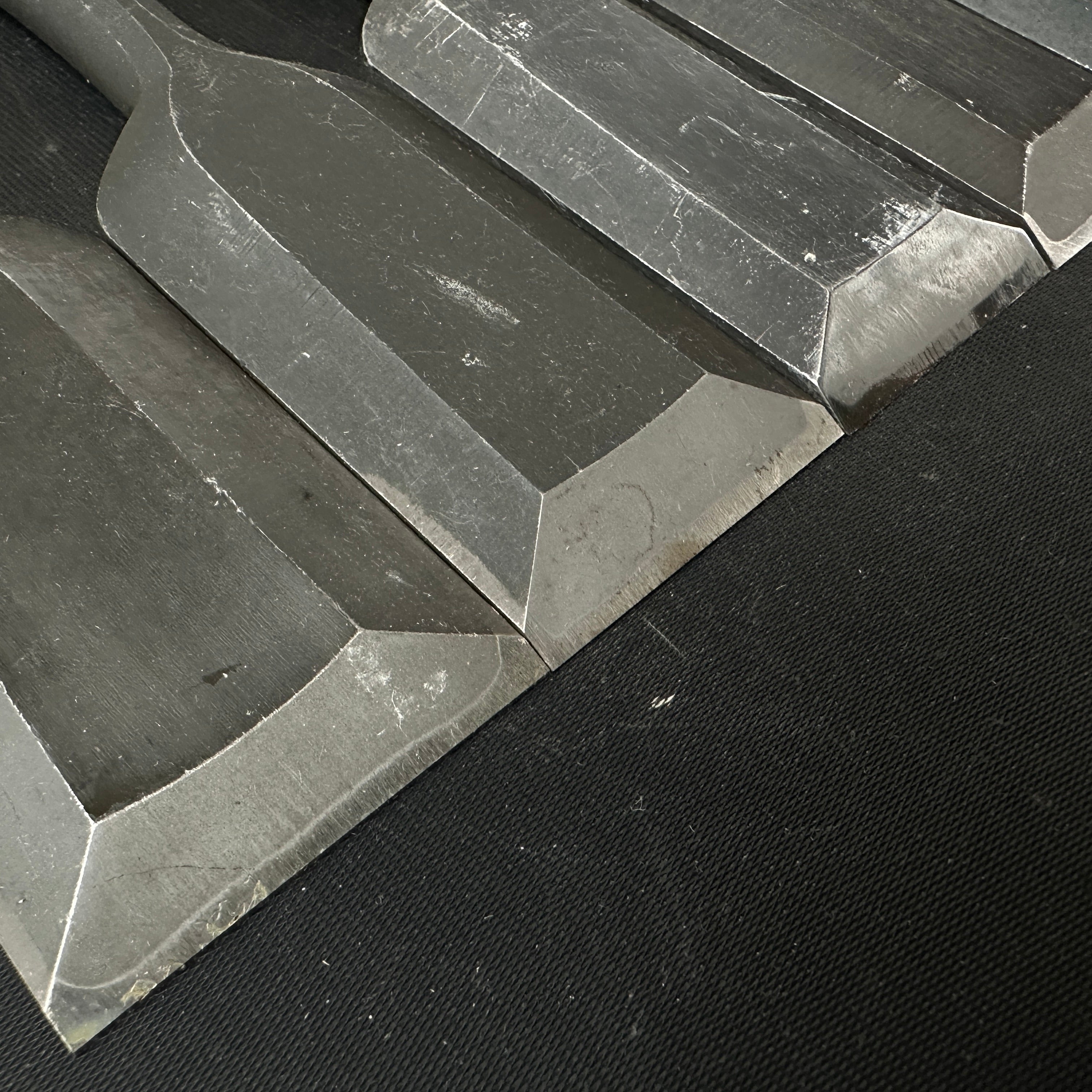 Old stock #5 Mixed set for beginner Timber chisels set with White steel 掘出し物 バラ鑿合わせ 初心者におすすめ 叩鑿6本組 Tatakinomi