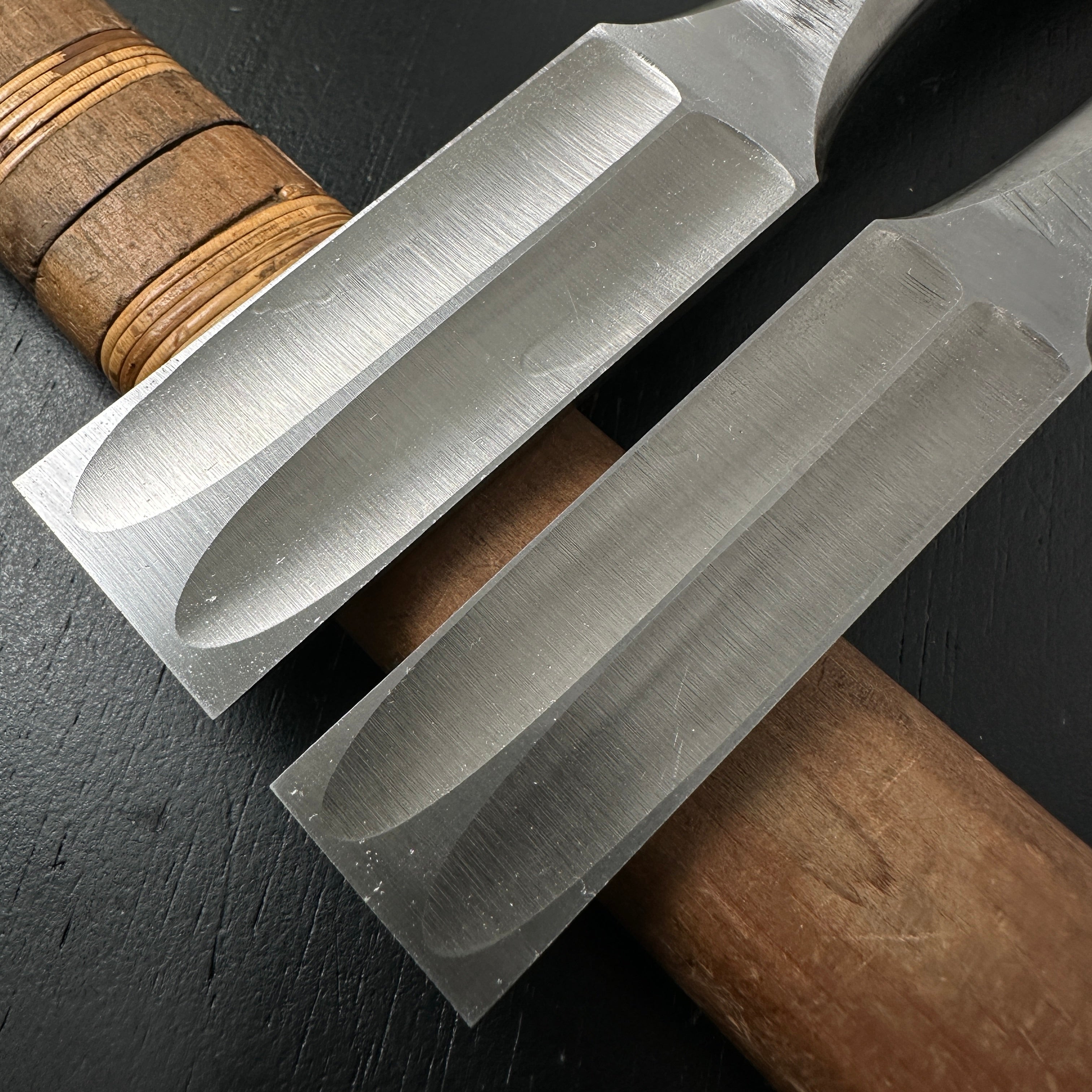 Sukemaru 4th Damekiri chisels Tsuchime finish 四代助丸作 ダメ切り鑿 二つ裏 Damekirinomi