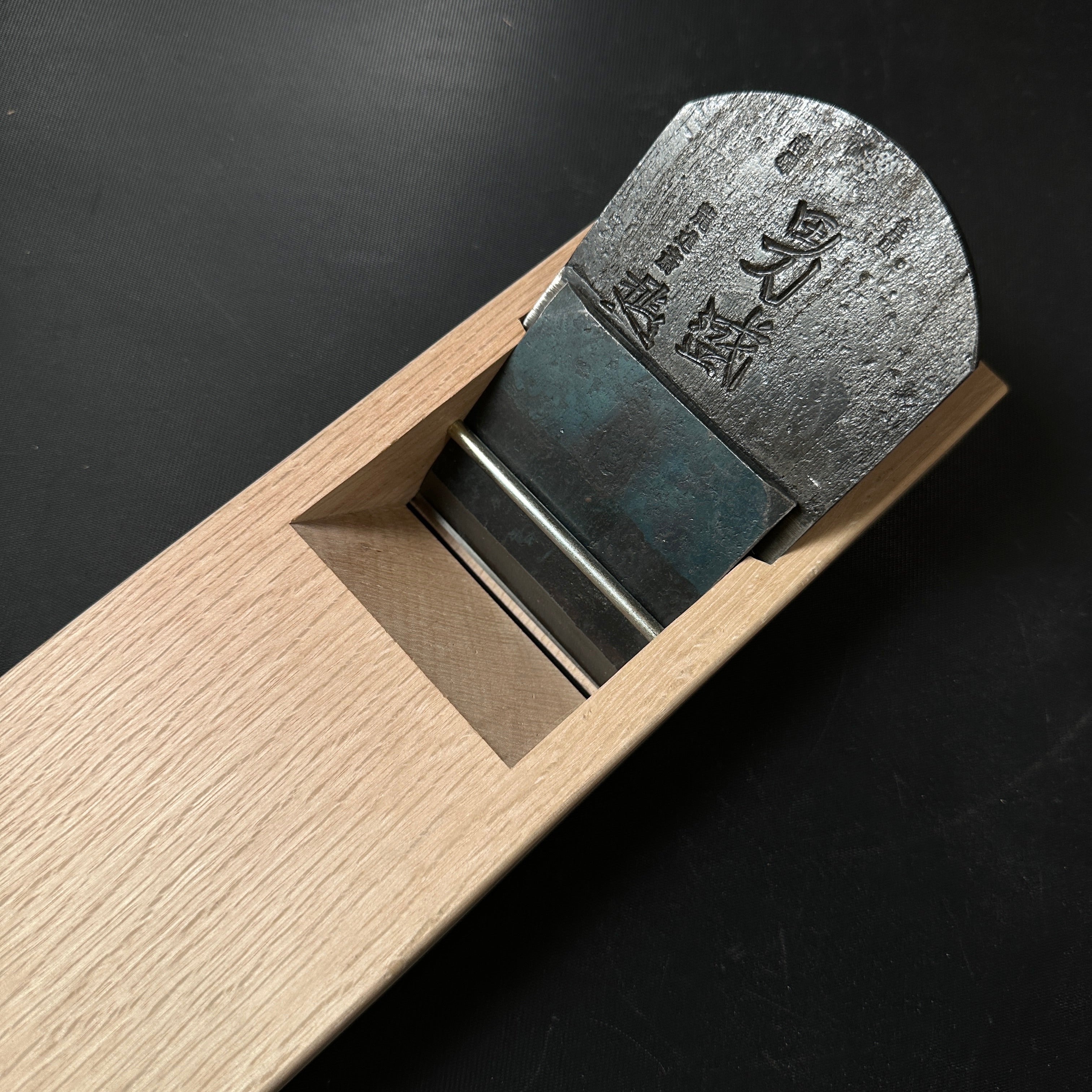 #2 Old stock Otokozakari Smoothing Plane (Kanna) by Tsutsumitomoichi 掘出し物 堤朋一作 男盛 仕上げ鉋 70mm