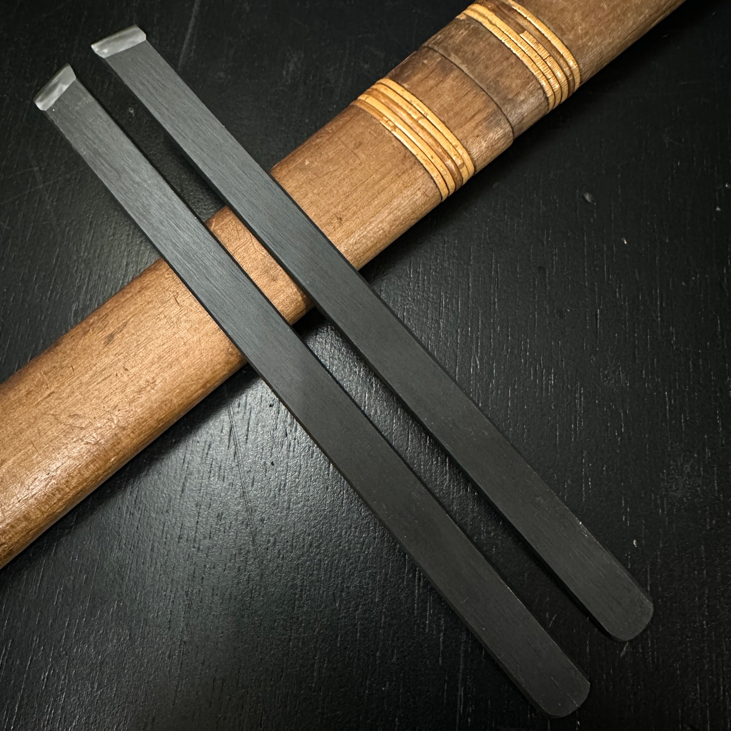 Naochika Marking knives(Shirabiki) Right & left hand 直近 白柿 右 & 左 12mm