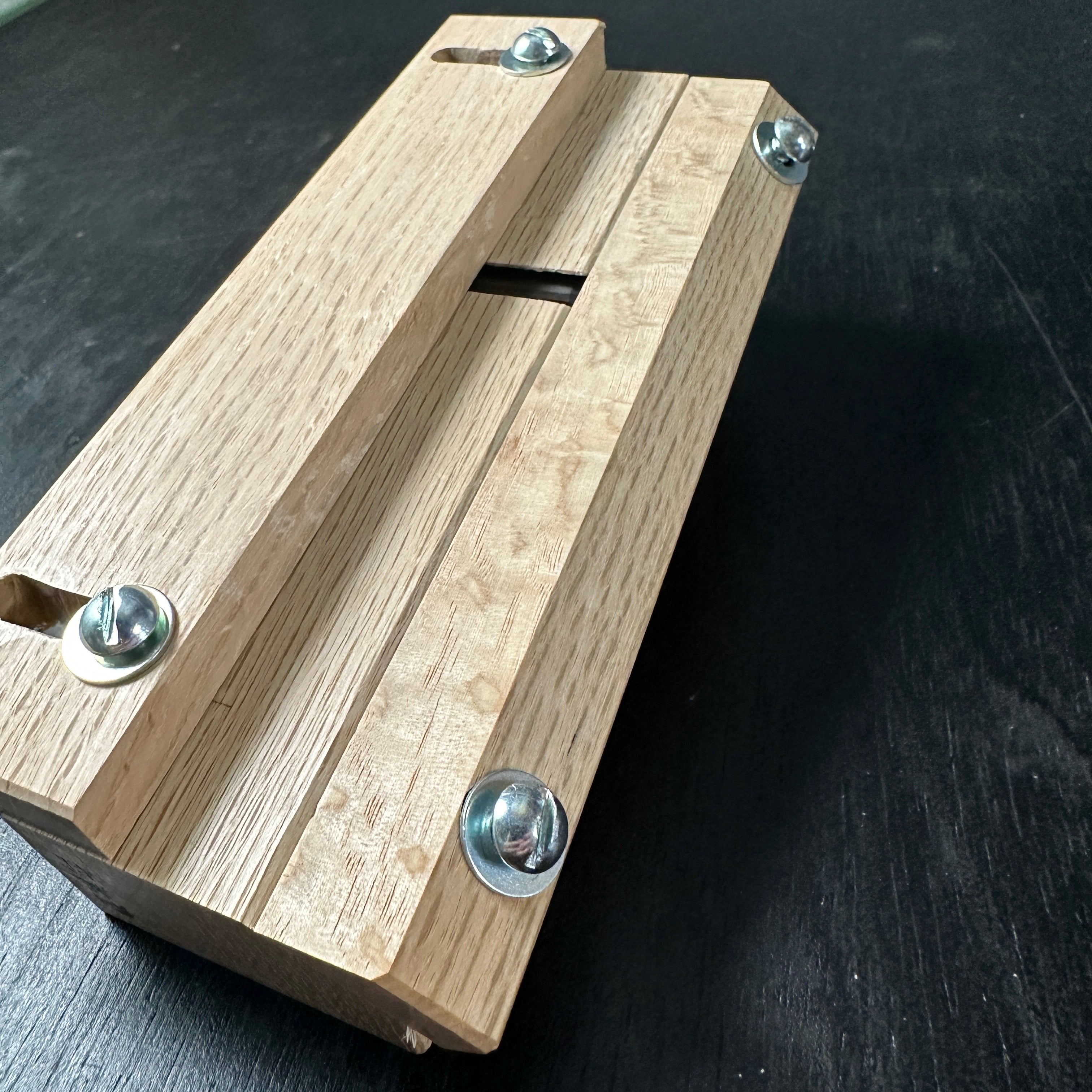 Old stock Kuniaki Kamihari Plane with White steel right 掘出し物 国明 紙貼鉋 右勝手 (紙しゃくり鉋)