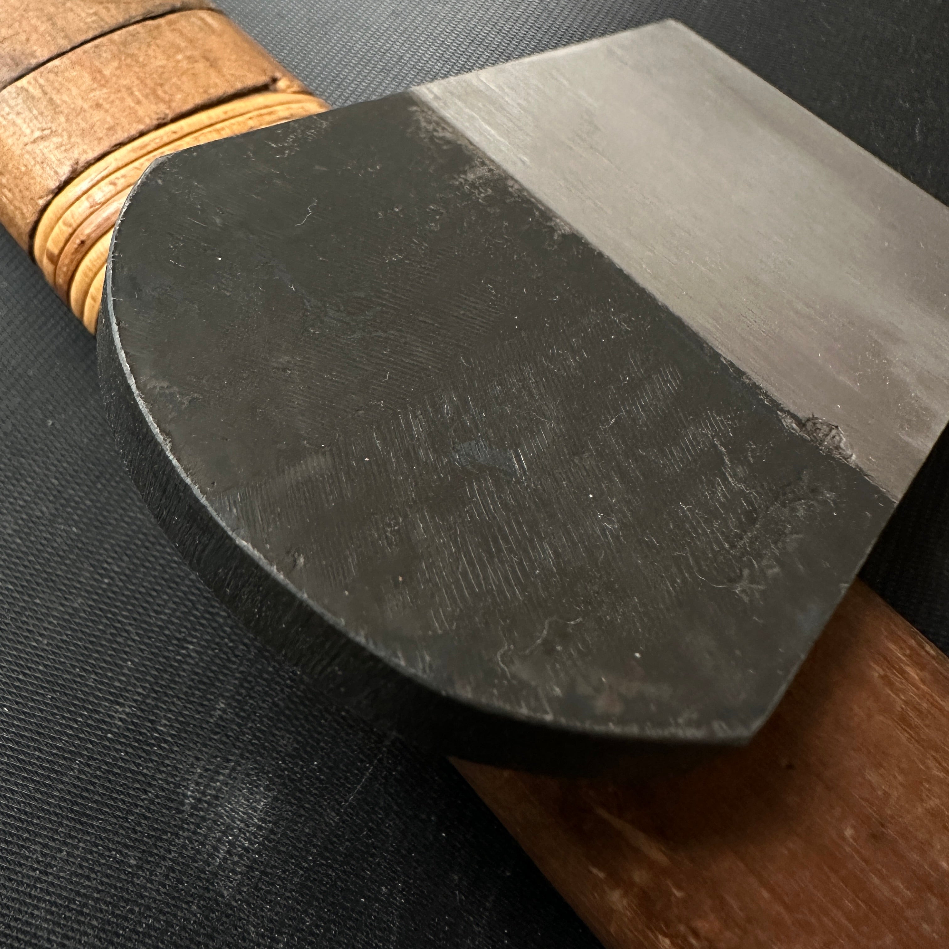 Old stock Teruhide Smoothing Plane Blades (Kanna) by Ishido Master 蔵出し 石堂秀雄作 輝秀 矢羽根 仕上げ鉋 刃のみ 48mm