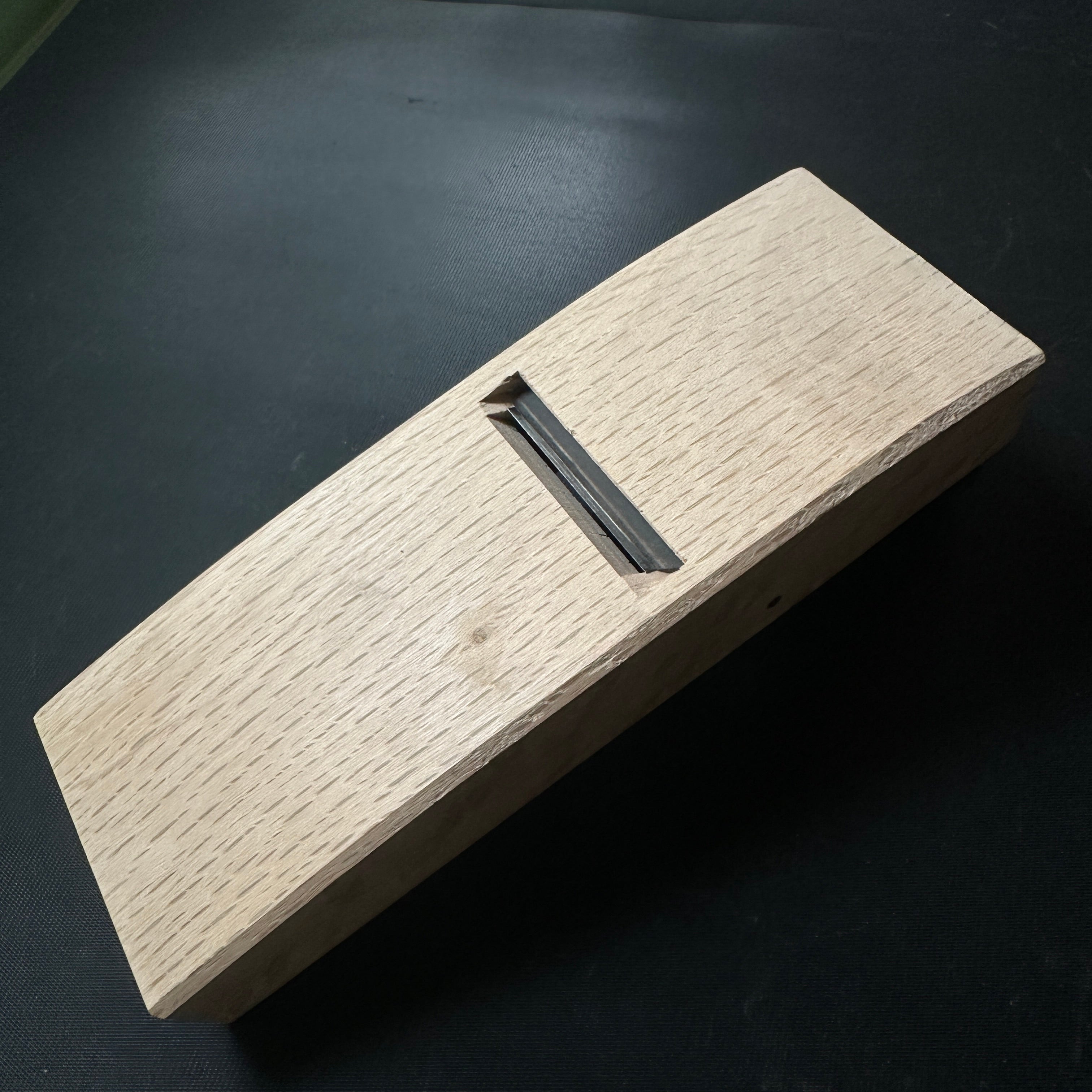 Old stock Kuniaki compass plane with SK steel 國明 反鉋 48mm