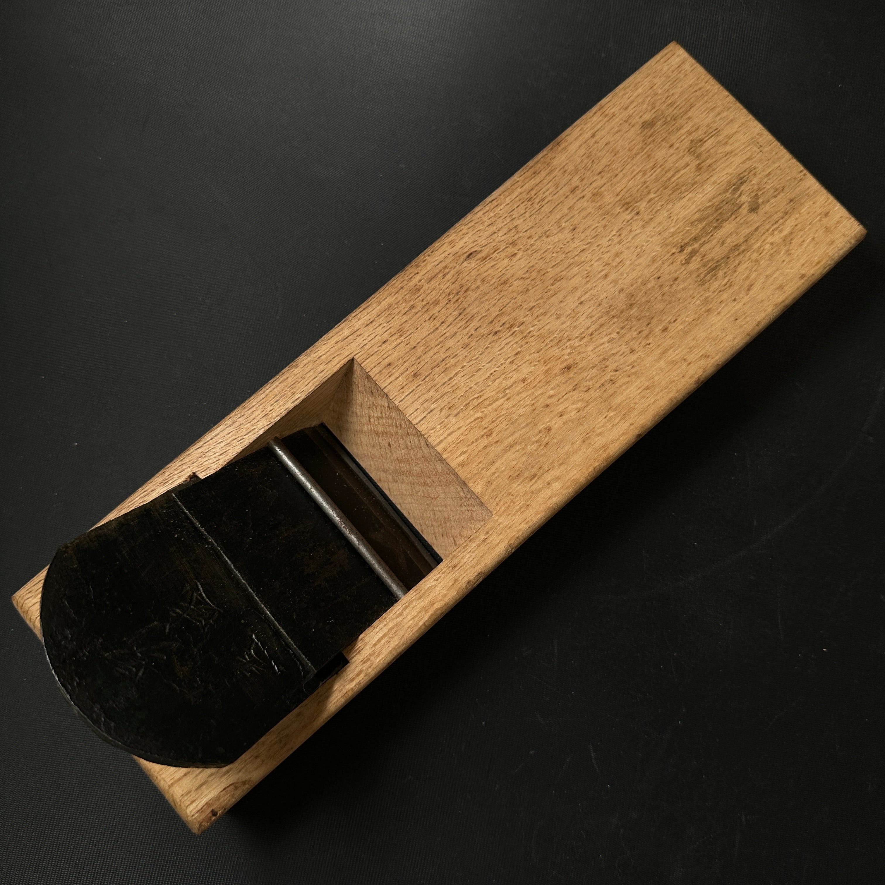 #1 Old stock Otokozakari Smoothing Plane (Kanna) by Tsutsumitomoichi 掘出し物 堤朋一作 男盛 仕上げ鉋 70mm