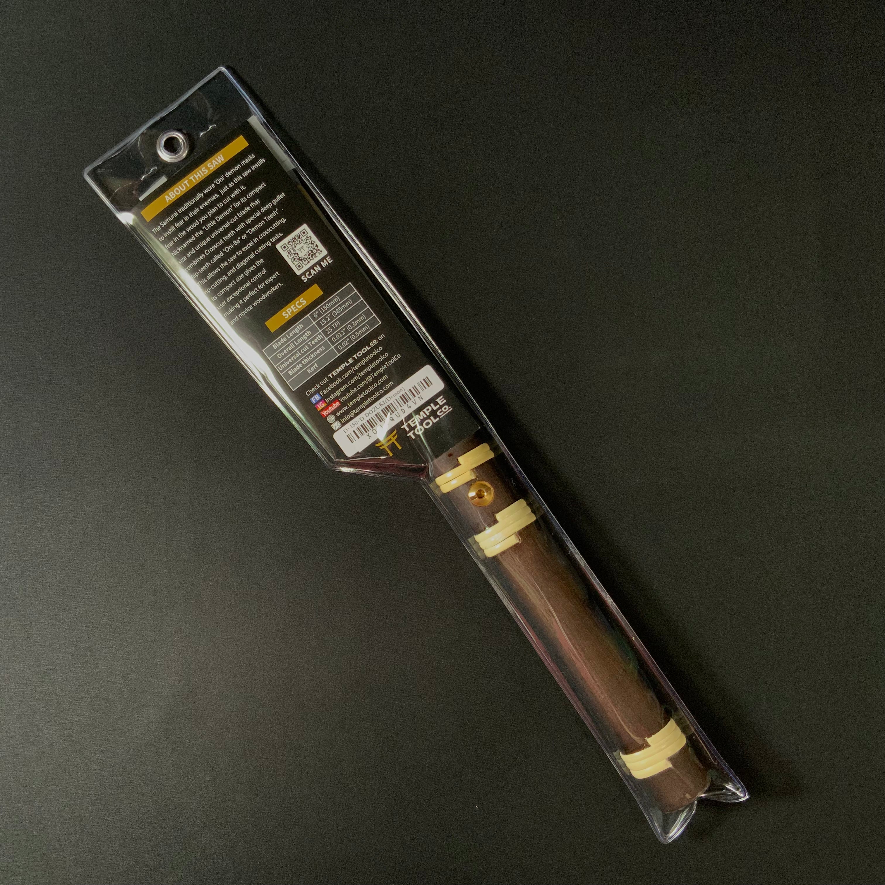 Temple Tool Japanese Dozuki Pull Saw Fine Universal-Cut 150mm テンプルツール 導突鋸 万能型 150mm