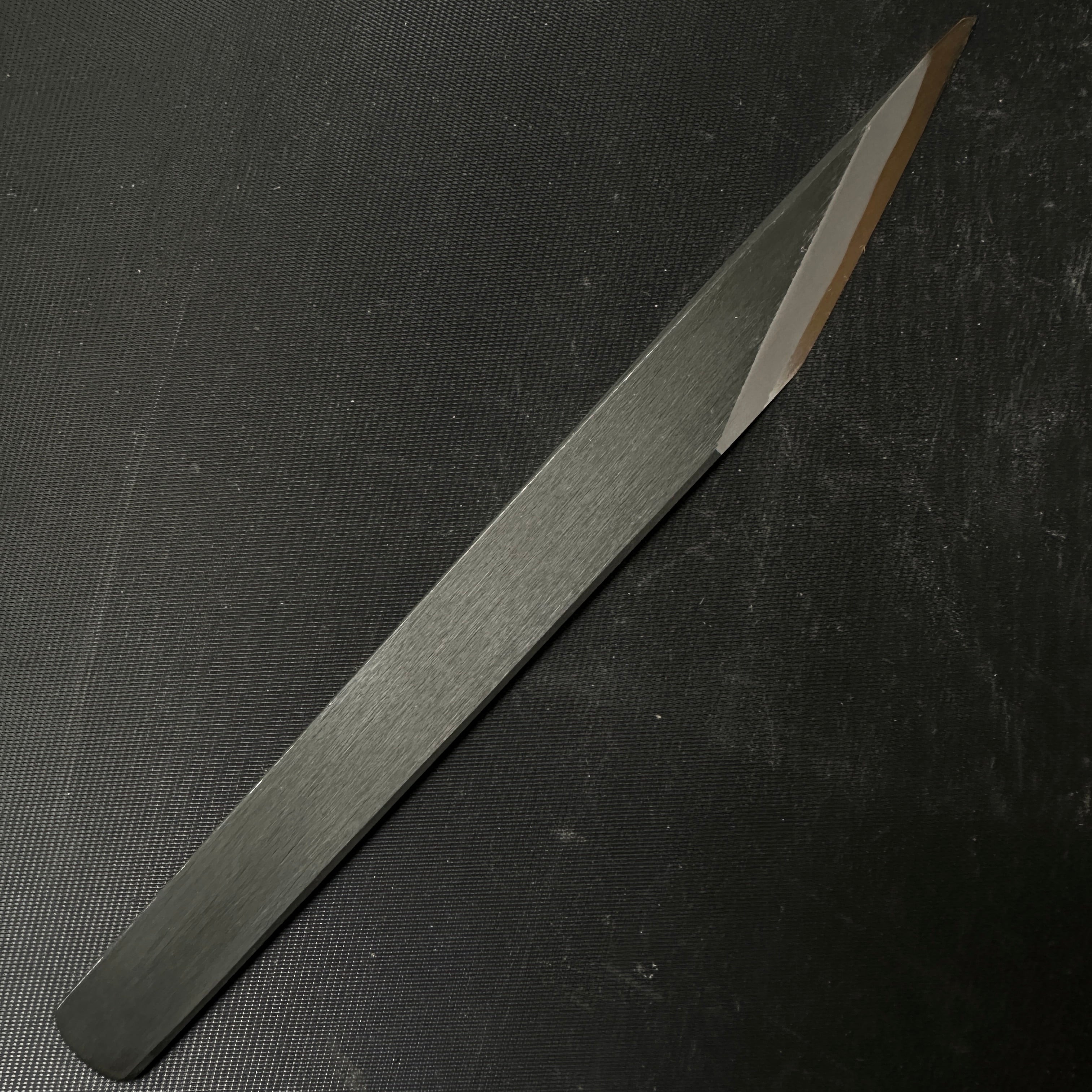 Old stock Kouetsu Kiridashi Kokatana with white steel by Sakamitsu 掘出し物 侊悦 切出小刀 二代坂光作 18mm