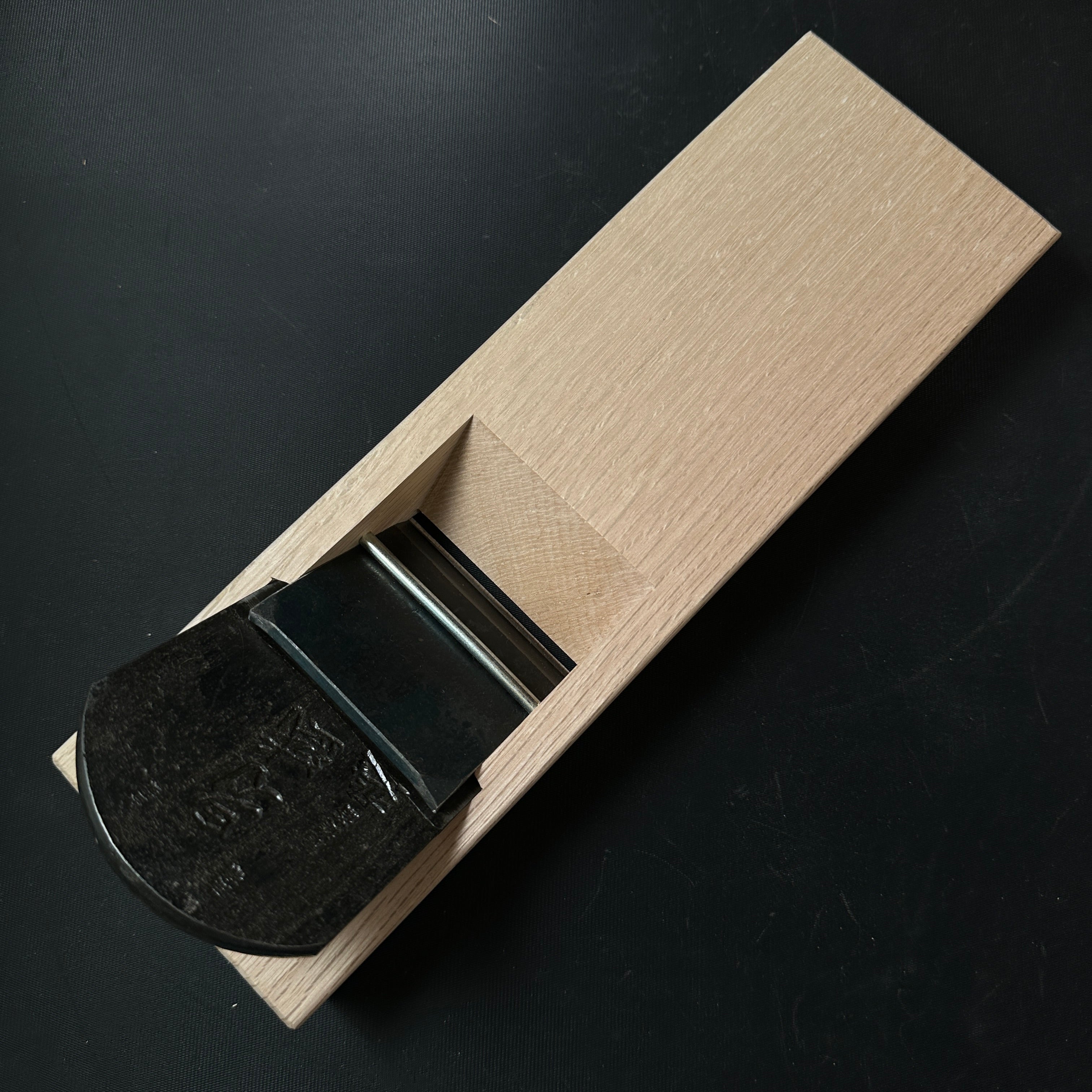 #2 Old stock Otokozakari Smoothing Plane (Kanna) by Tsutsumitomoichi 掘出し物 堤朋一作 男盛 仕上げ鉋 70mm