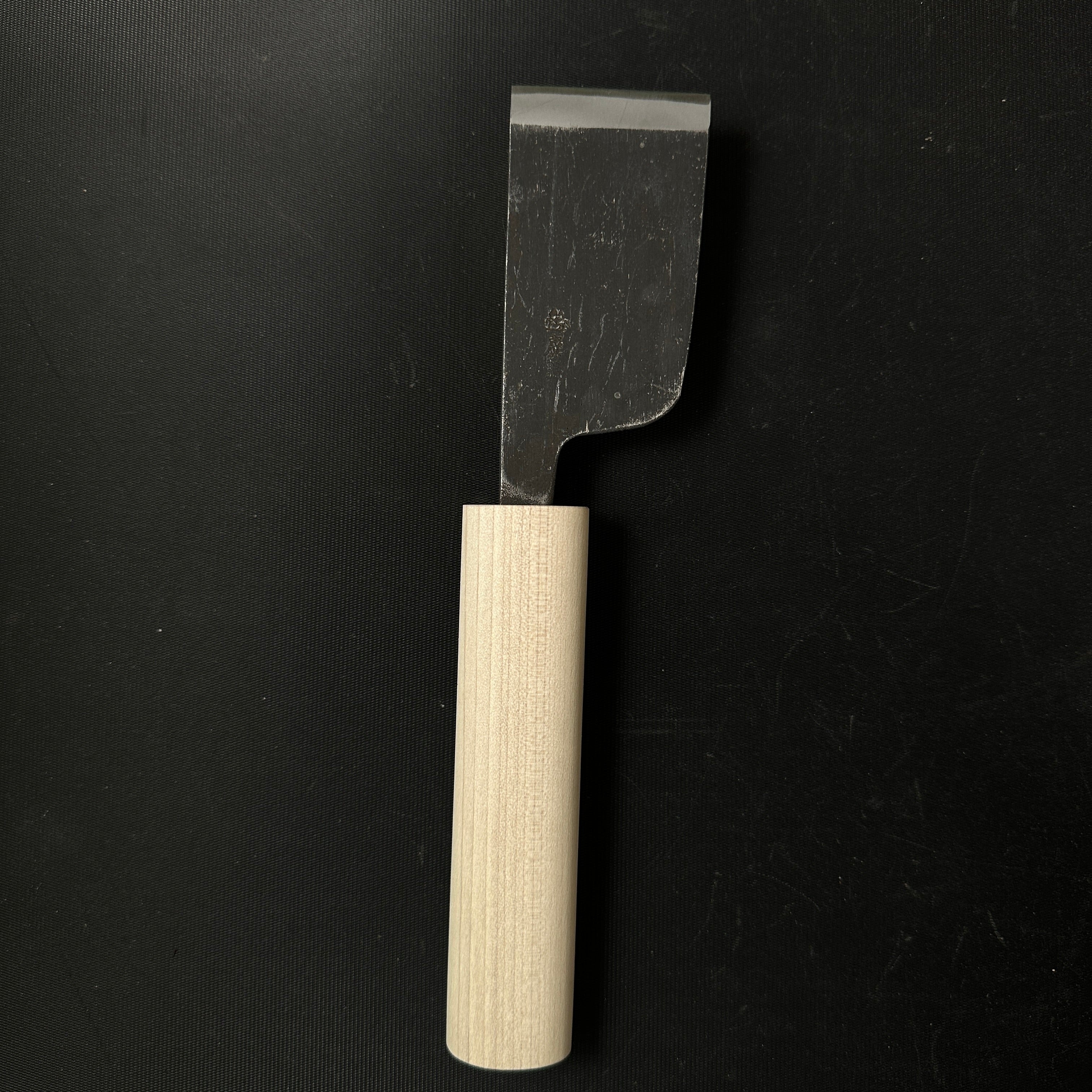 Hirotomo Hand Made Leather tools with White steel 廣朋 皮断庖丁 42mm