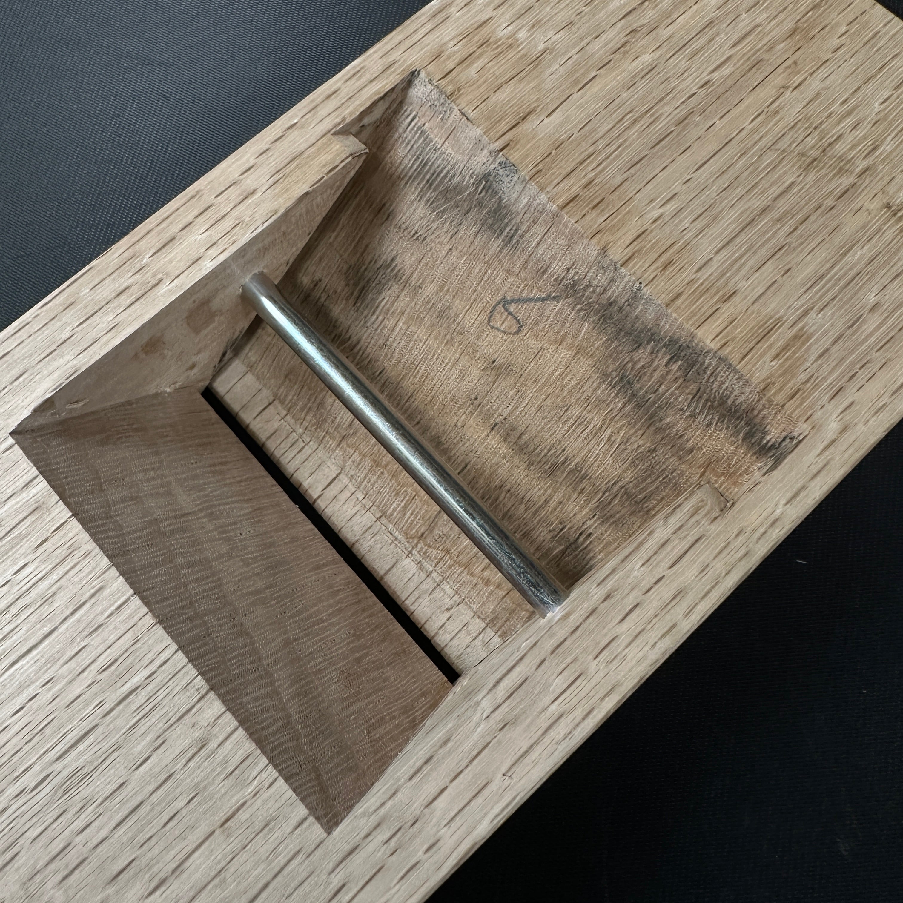 Old stock Daitoku Yabane Smoothing Plane (Kanna) by Ishido Master 石堂輝秀作 台徳 矢羽根 仕上げ鉋 70mm