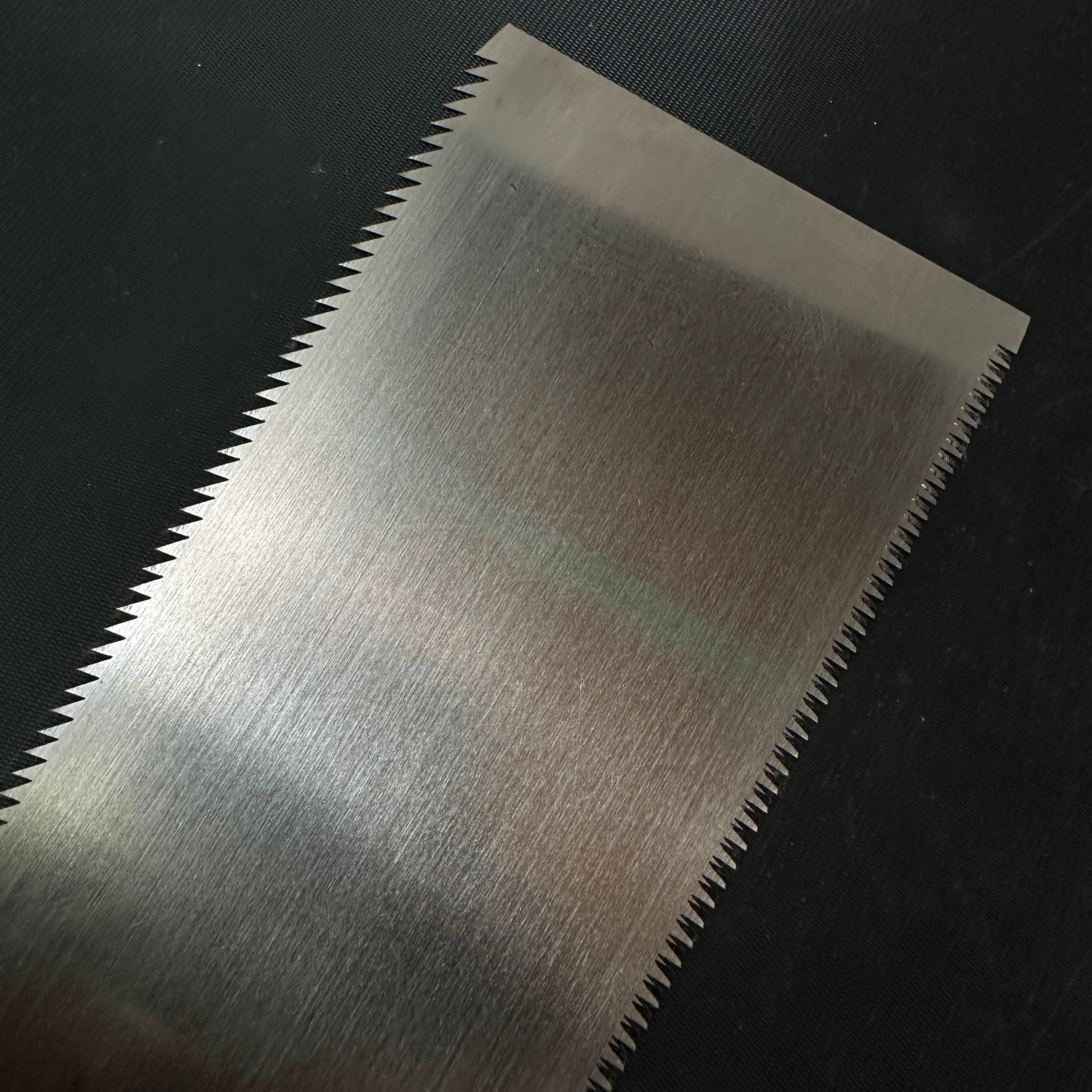 #R29 Ready to use! Old stock Double Edge Saw with Eddy Type Handles set by Kurashige 直ぐ使い 倉重栄助 目立 渦巻き柄 両刃鋸 210mm