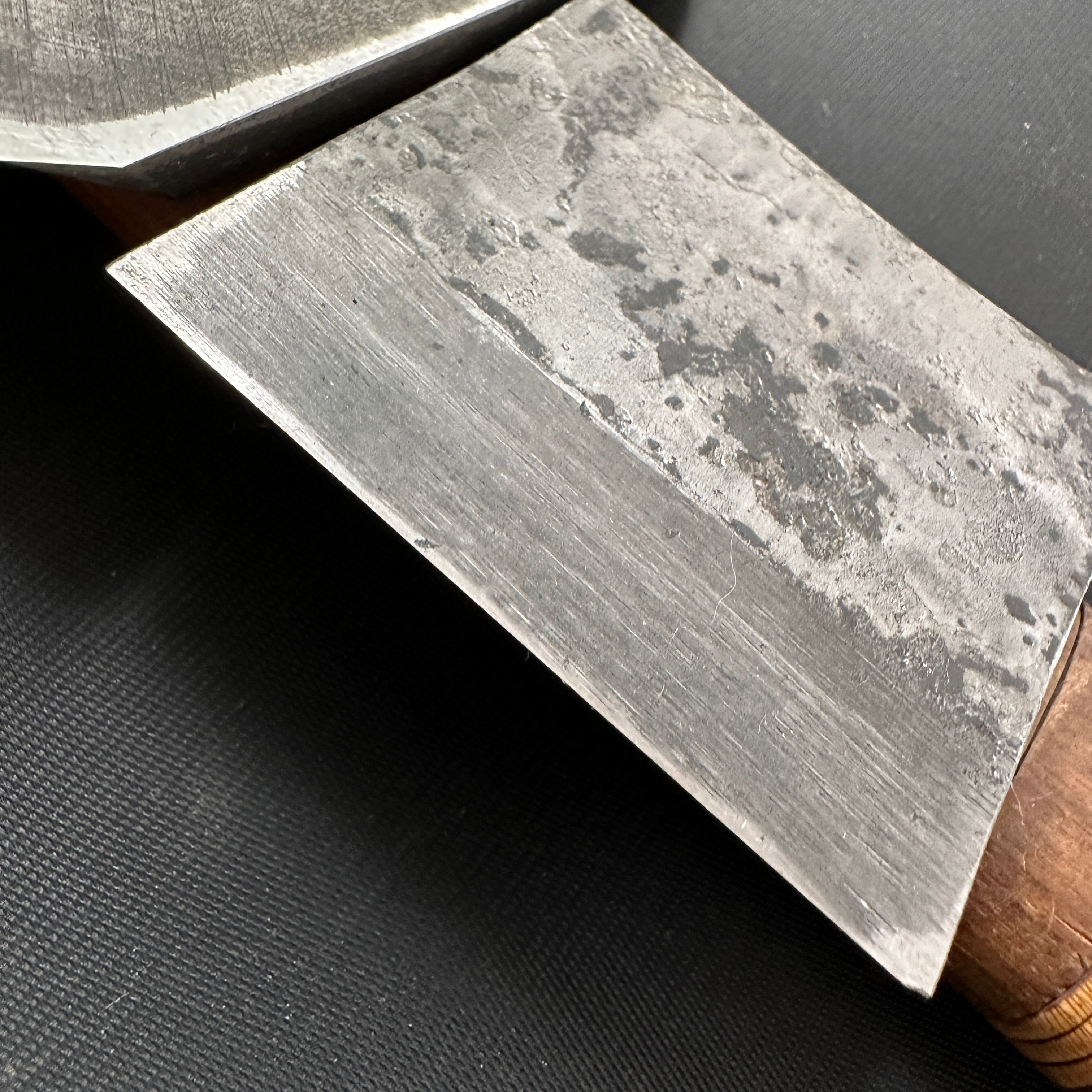 Genryu Smoothing PlaneBlade (Kanna) by Yamamoto Kensuke 4th 山本健介作 玄龍 仕上げ鉋刃 70mm