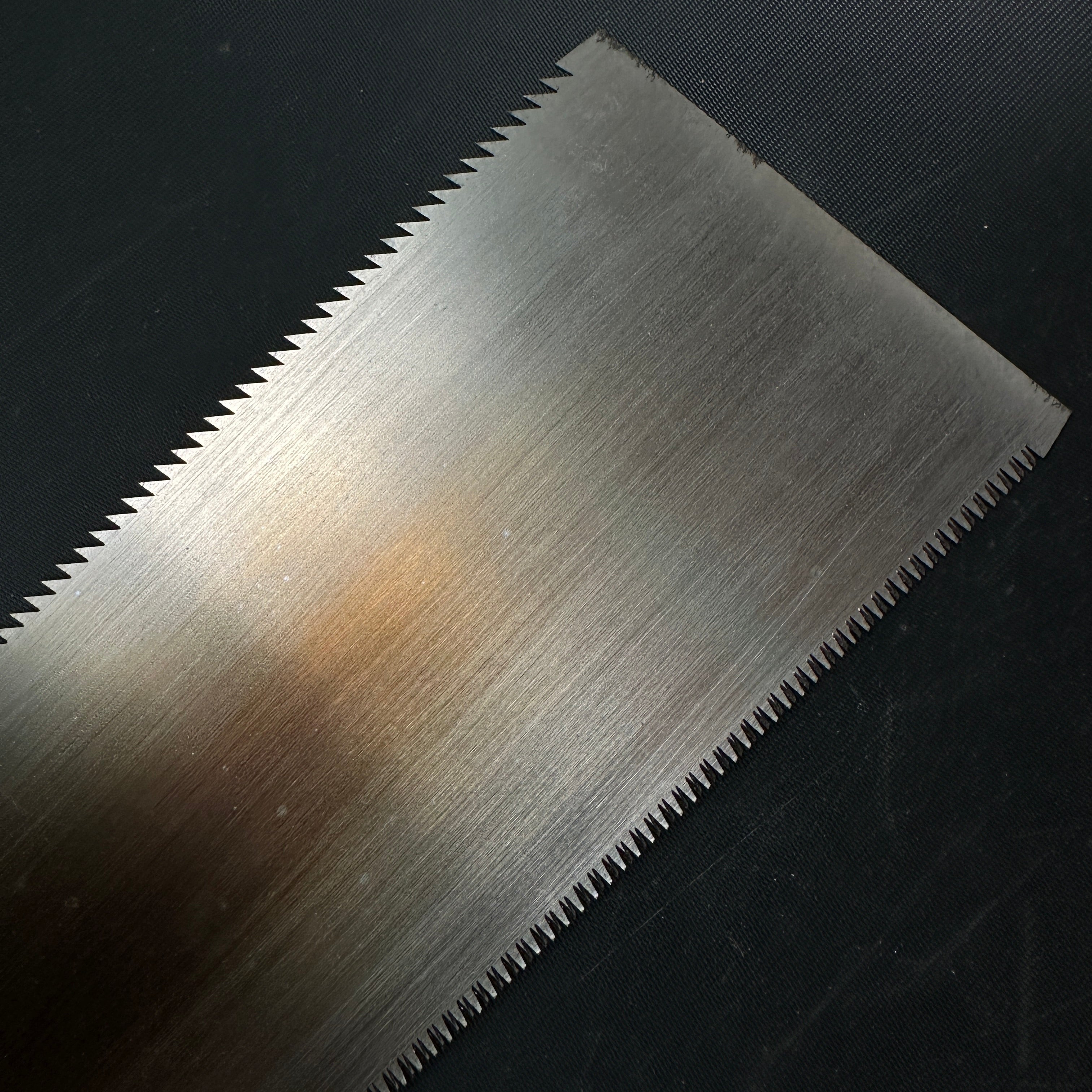 #R30 Ready to use! Old stock Double Edge Saw with Eddy Type Handles set by Kurashige 直ぐ使い 倉重栄助 目立 渦巻き柄 両刃鋸 210mm
