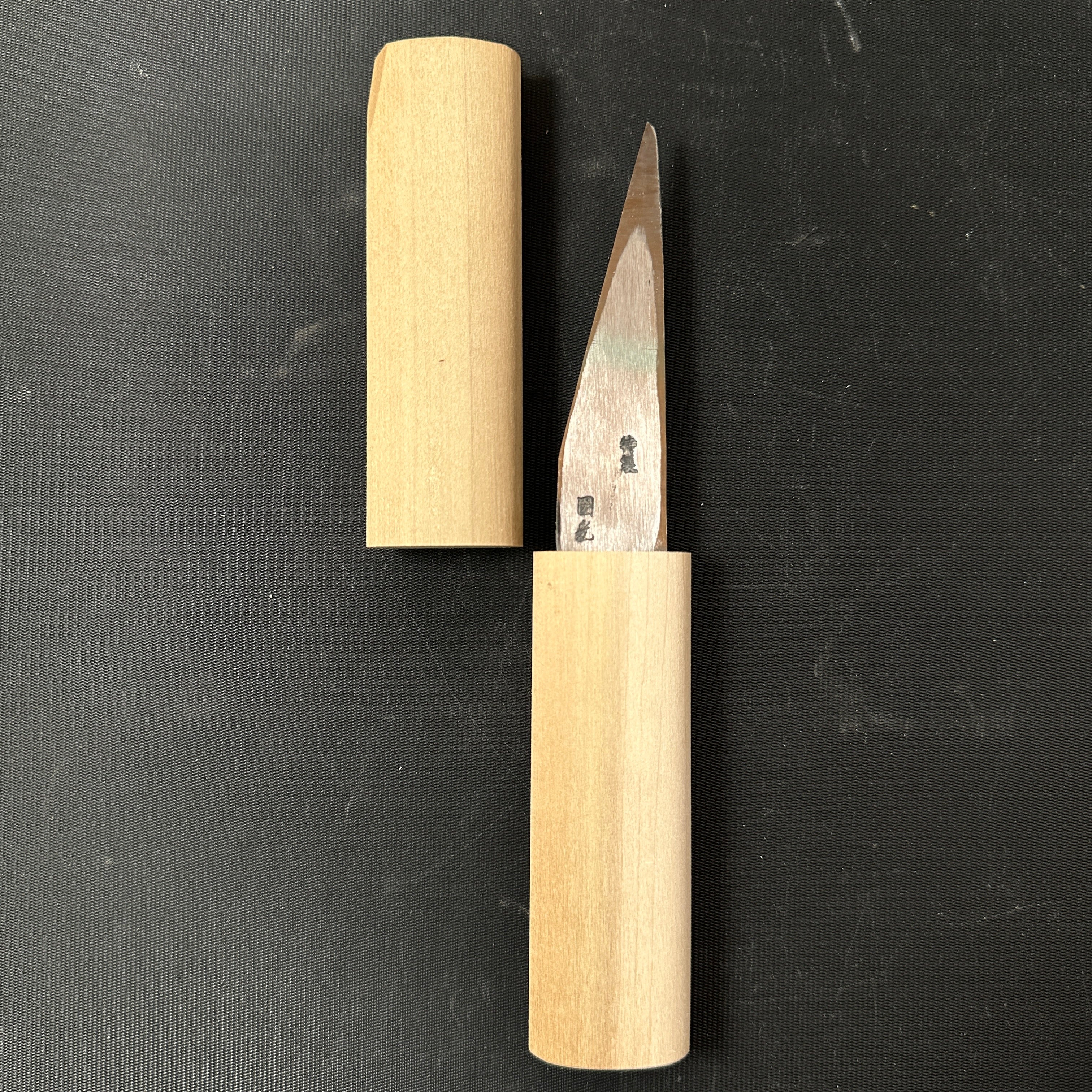 #2 Baishinshi Kiridashi Kokatana with white steel Right hand 梅心子 切出し小刀 横手小刀 右 7分