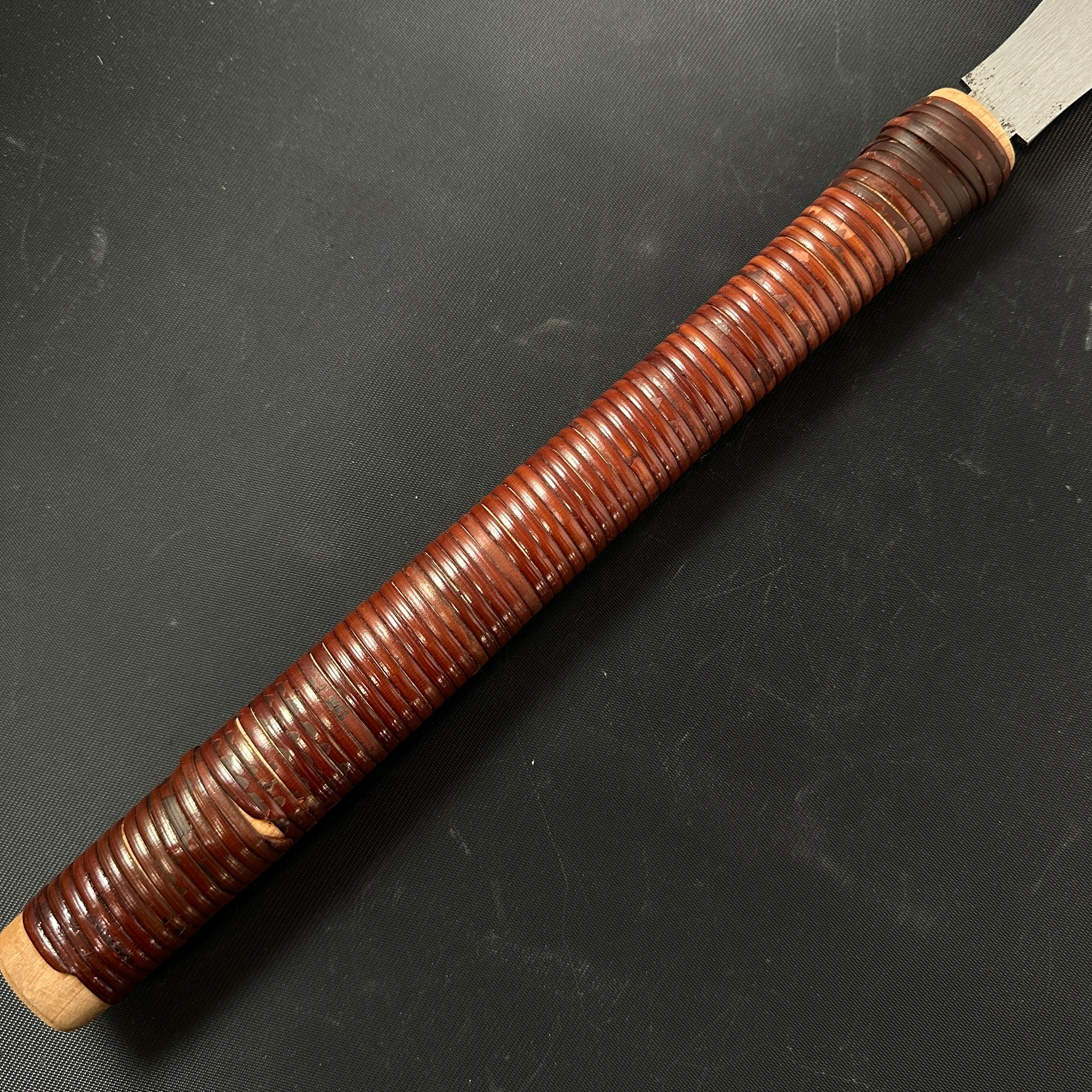 #88 Nagakatsu Double Edge (Ryoba) Saw with Eddy Type Handles For Hard Wood 長勝鋸 両刃鋸 渦巻き柄 広葉材用 225mm