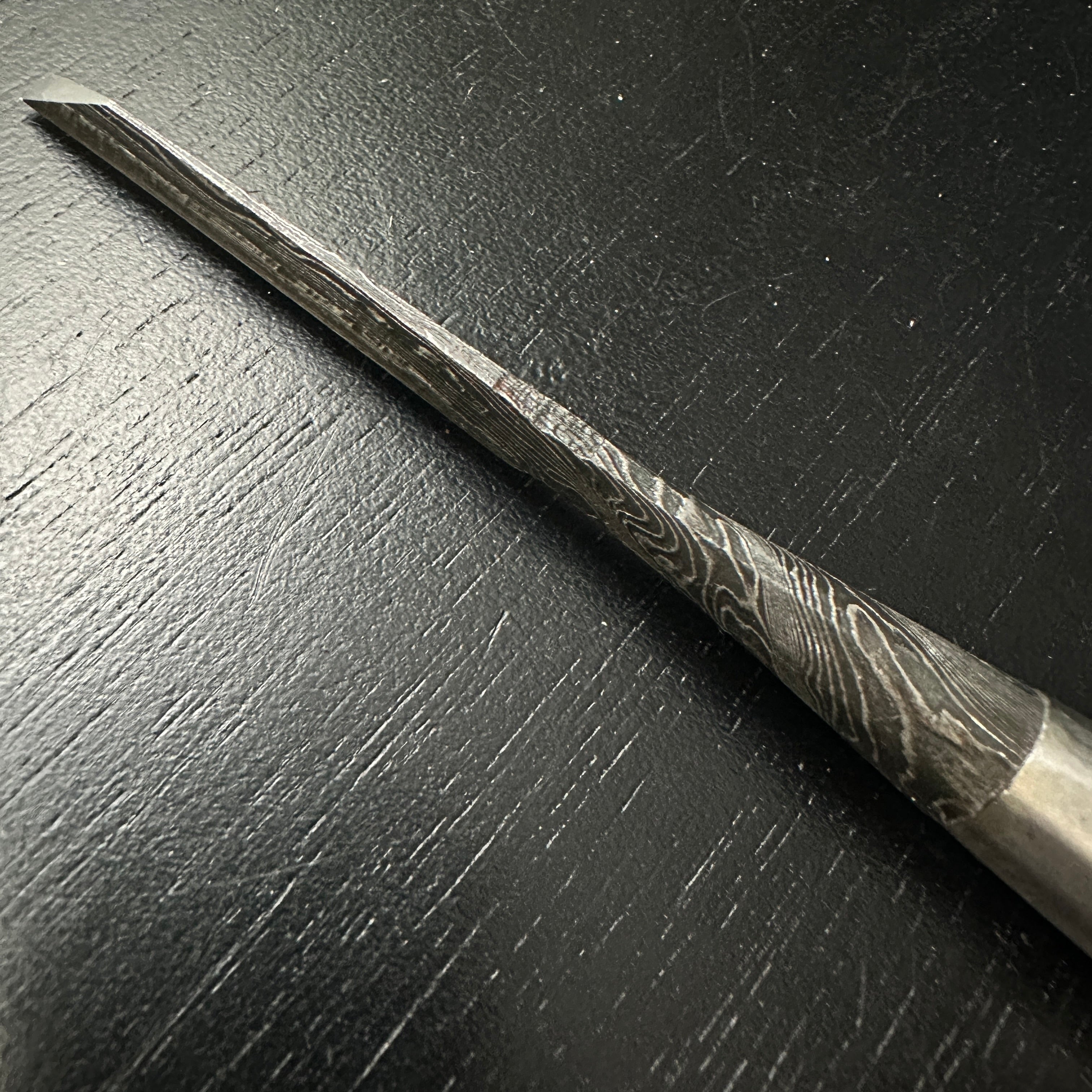 Tasai Mokume Special Dovetail Bench chisels 田斎作 木目 鎬追入鑿 赤樫柄