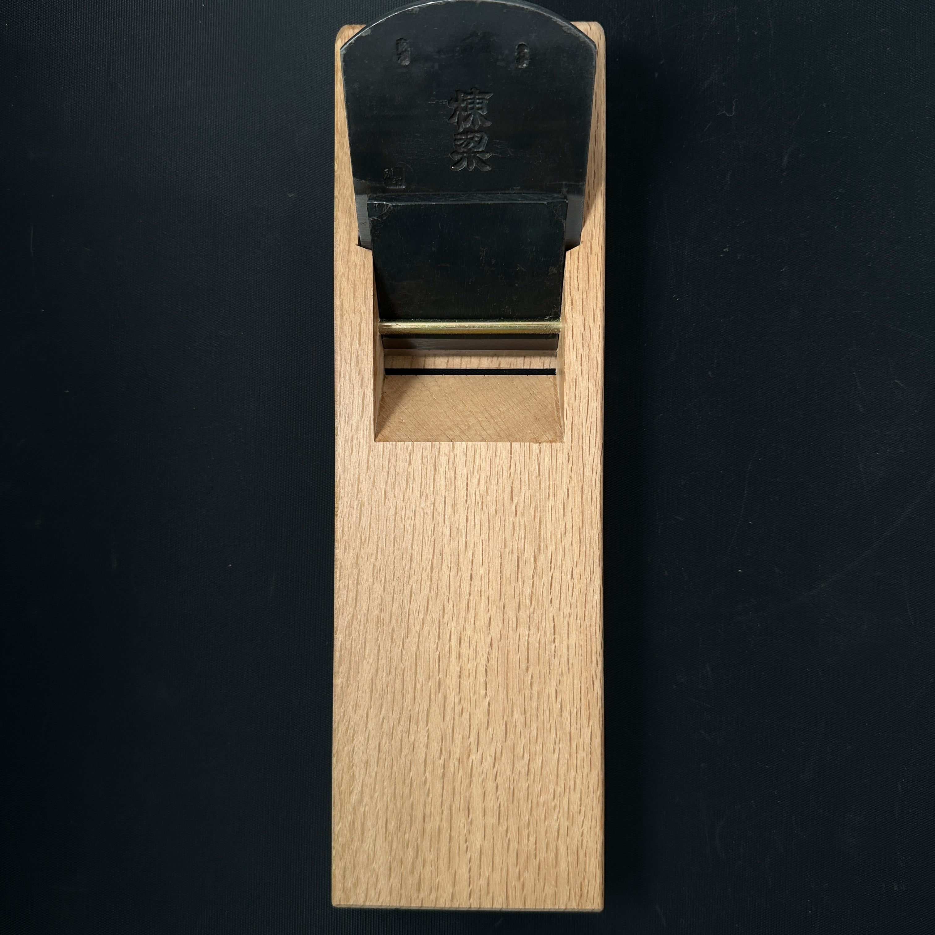 Old stock Toryo Smoothing Plane (Kanna) by Inoi Kiyoji 掘出し物 猪井清次氏 棟梁 仕上げ鉋 70mm