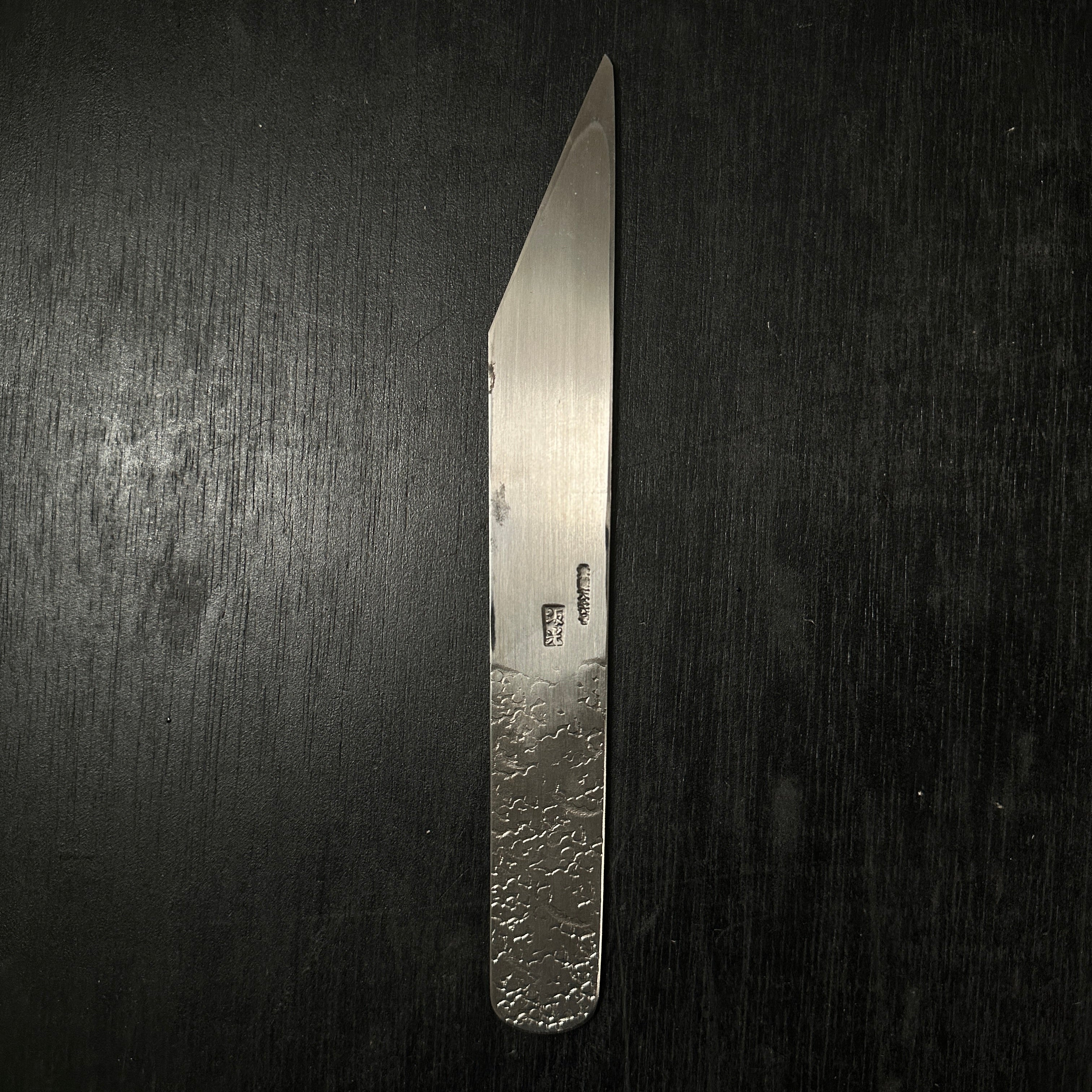 Old stock Sakamitsu 1st generation Kiridashi Kokatana with white steel 掘出し物 初代坂光作 切出小刀 右 30mm 鞘付